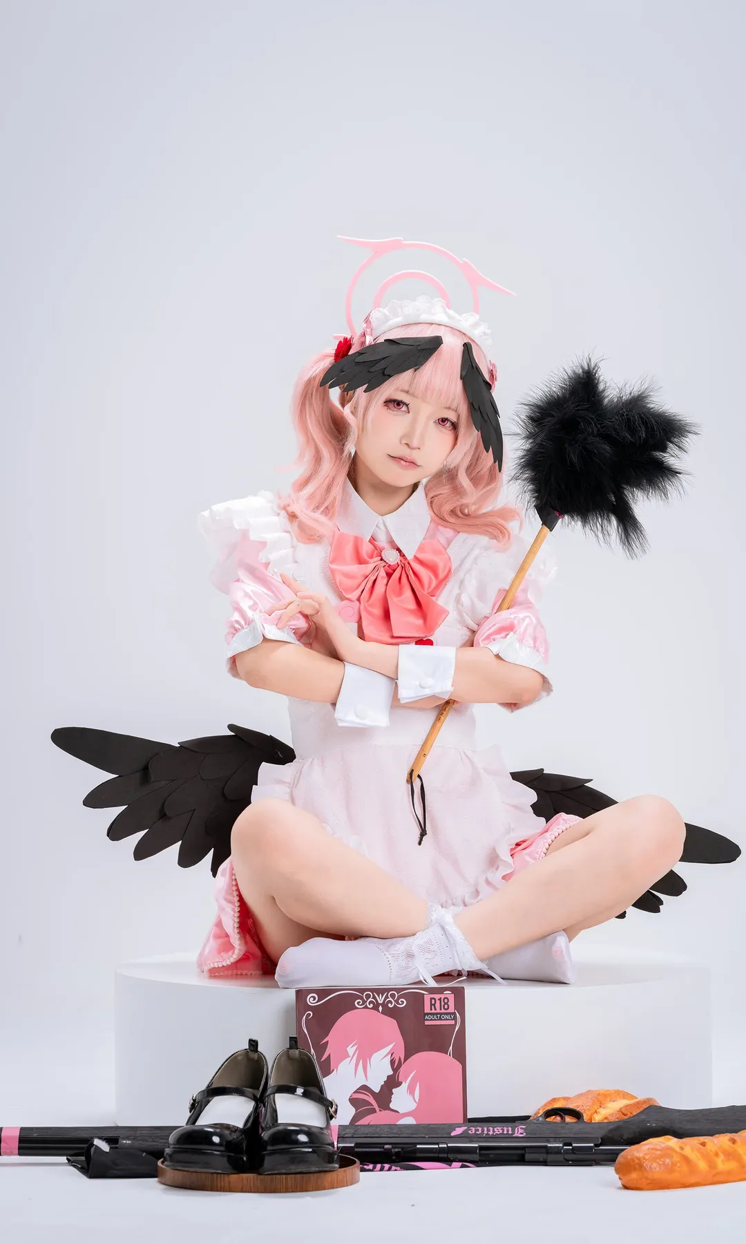 コスプレ撮影, メイド服, 下江コハル コスプレ, ピンクの悪魔, 少女心 - 4枚目