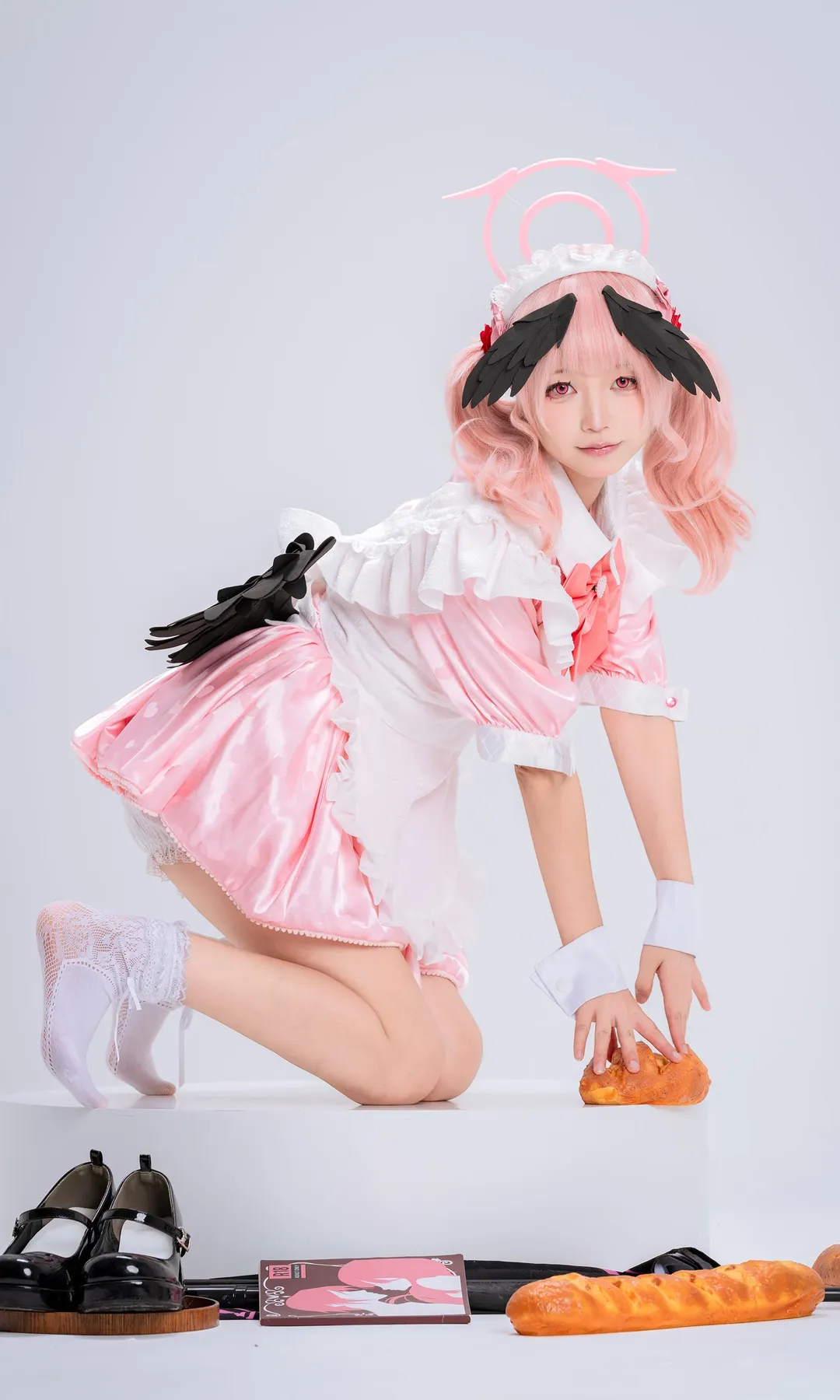 コスプレ撮影, メイド服, 下江コハル コスプレ, ピンクの悪魔, 少女心 - 5枚目