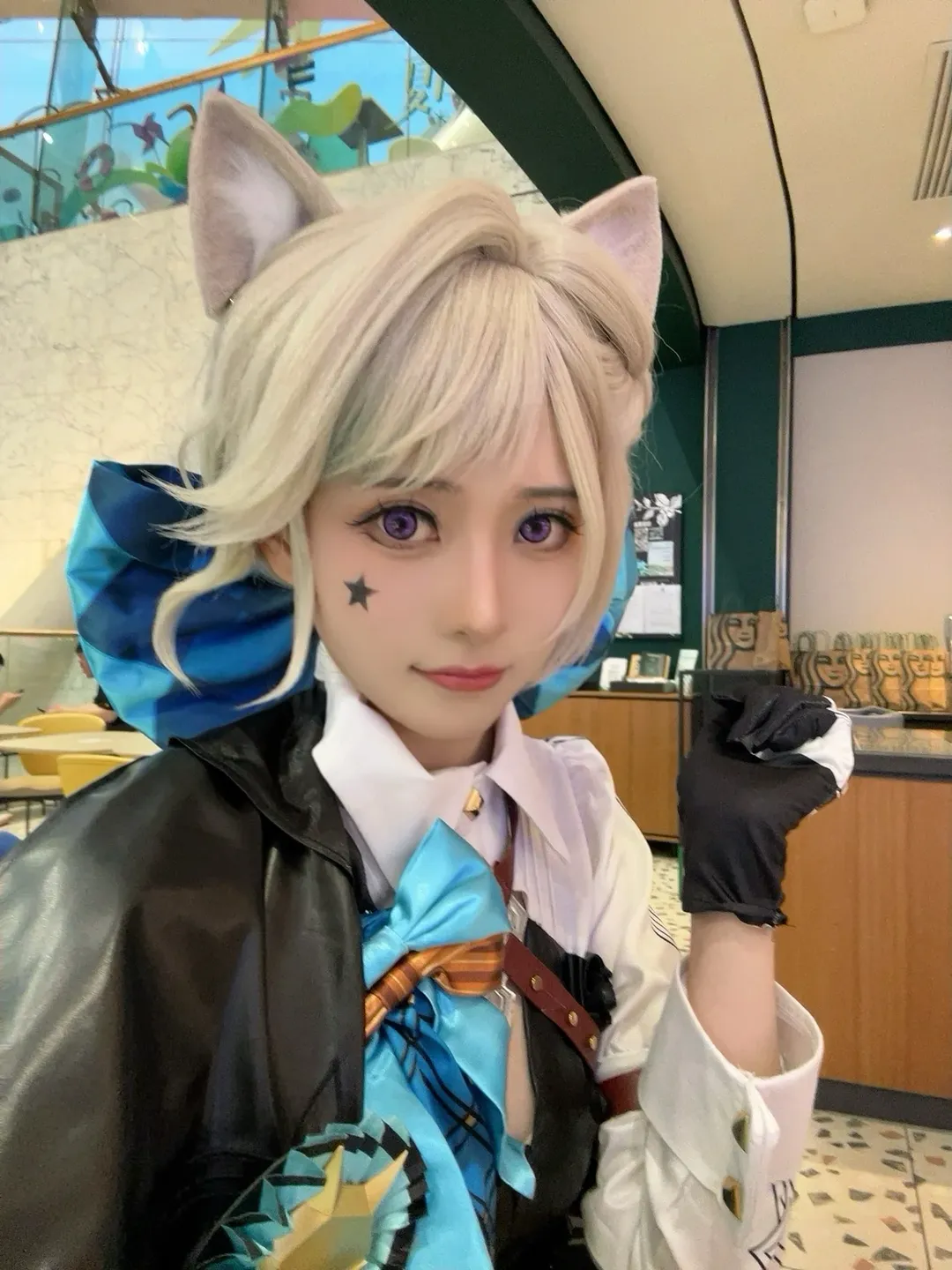 原神, 琳妮特cos, 猫耳少女, cosplay日常, 生活化出片