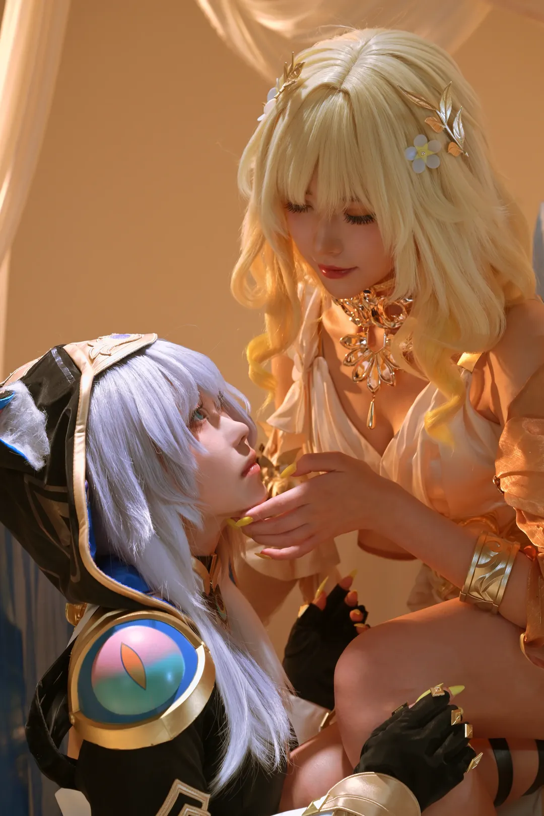 赛飞儿cos, 崩坏星穹铁道, cosplay正片, 阿格莱雅, 棚拍创作 - 第3张