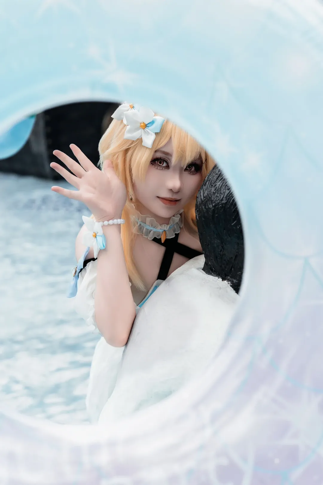 原神, cosplay, 泳装cos, 荧cos, 原神摄影 - 第1张