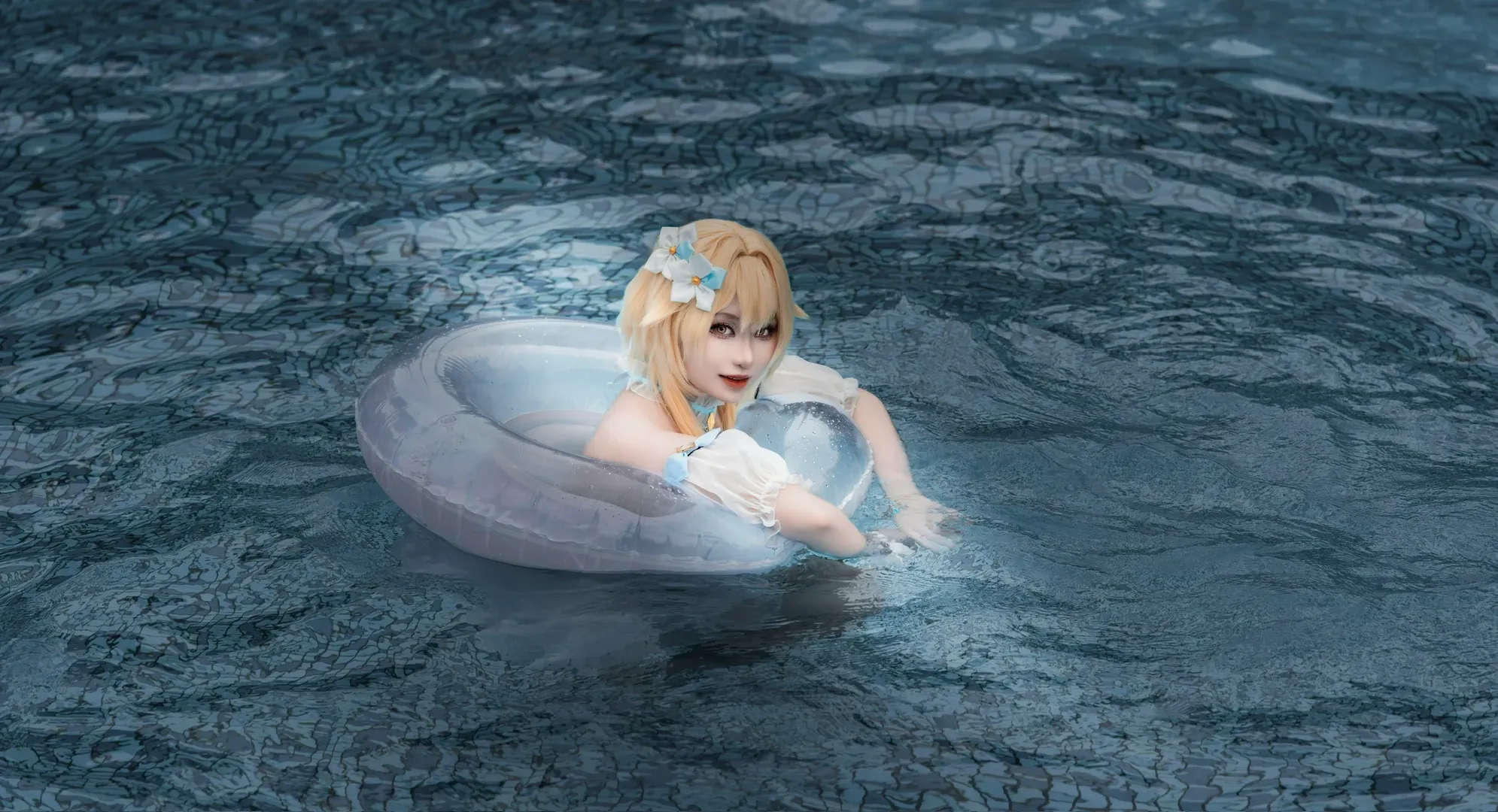 原神, cosplay, 泳装cos, 荧cos, 原神摄影 - 第5张