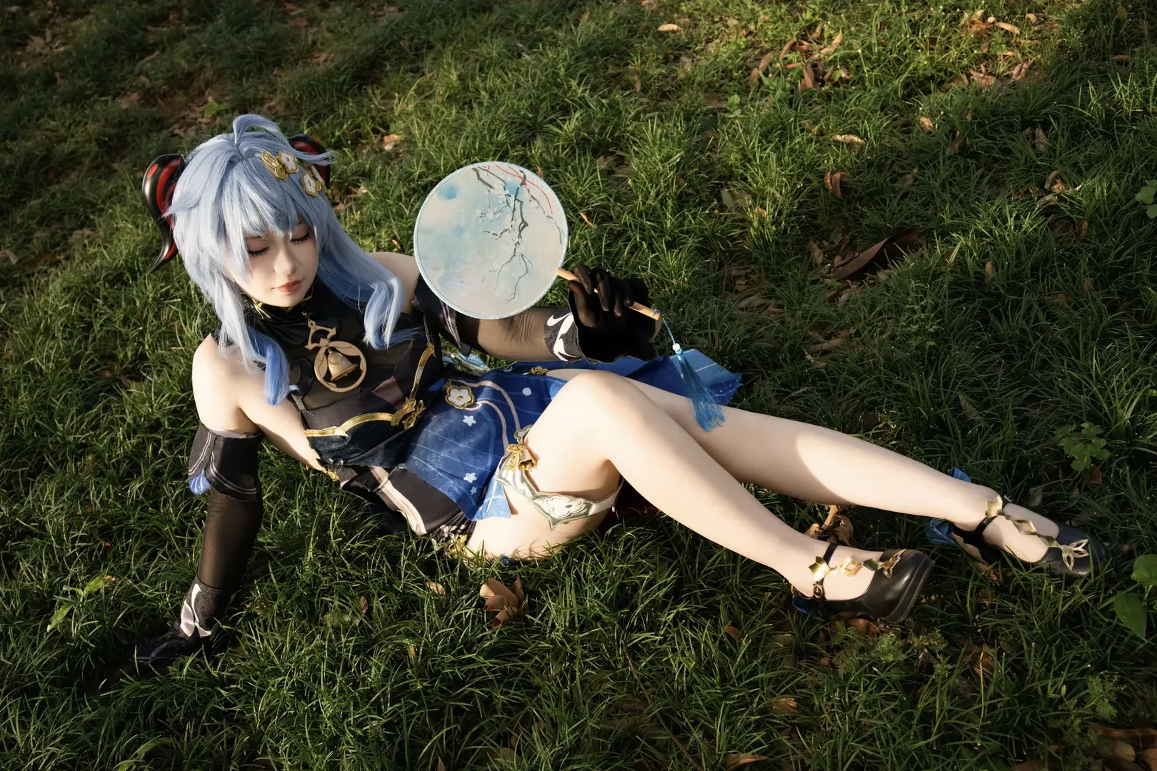 原神, 甘雨cos, cosplay摄影, 国风二次元, 夜景氛围感 - 第2张