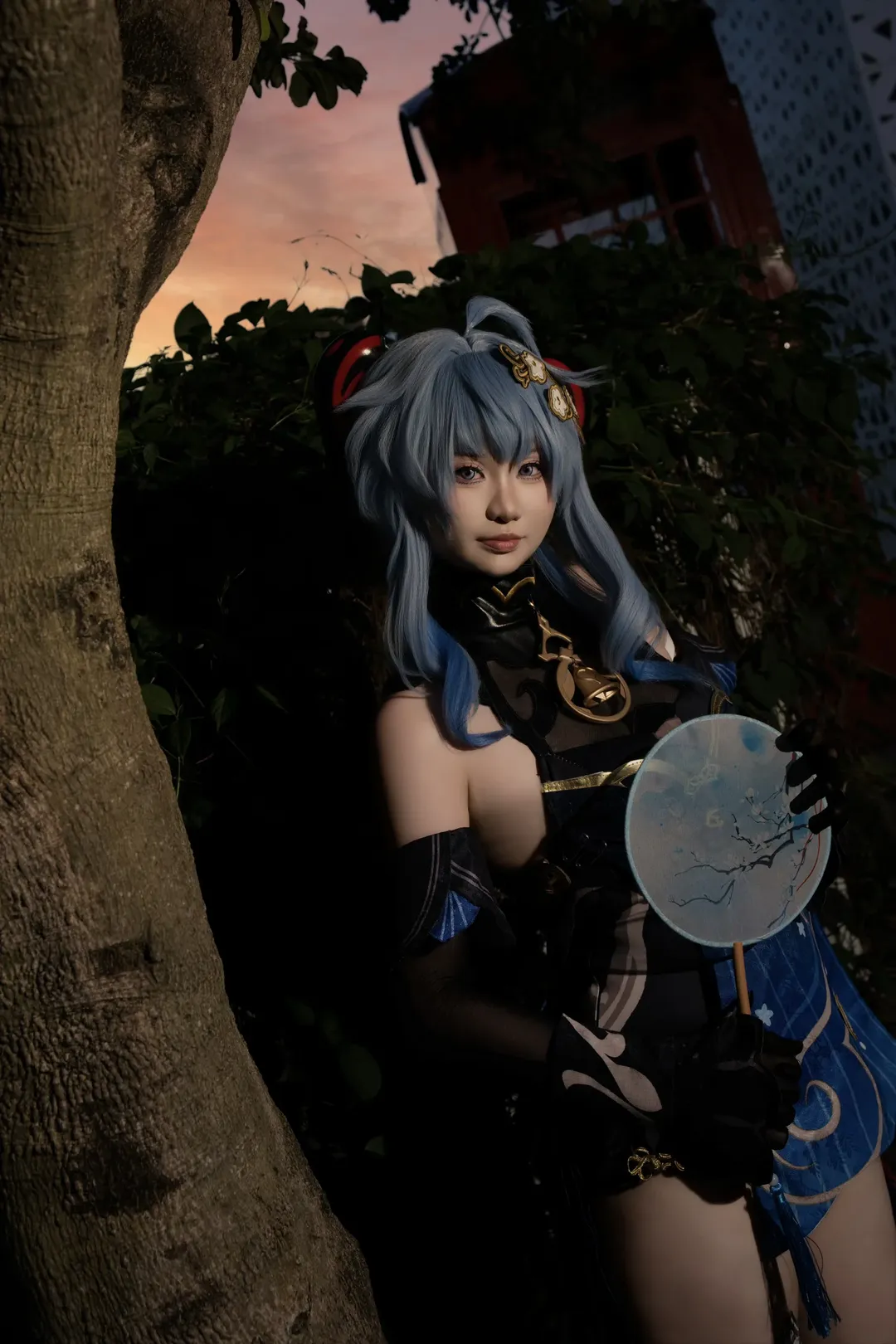 原神, 甘雨cos, cosplay摄影, 国风二次元, 夜景氛围感 - 第7张