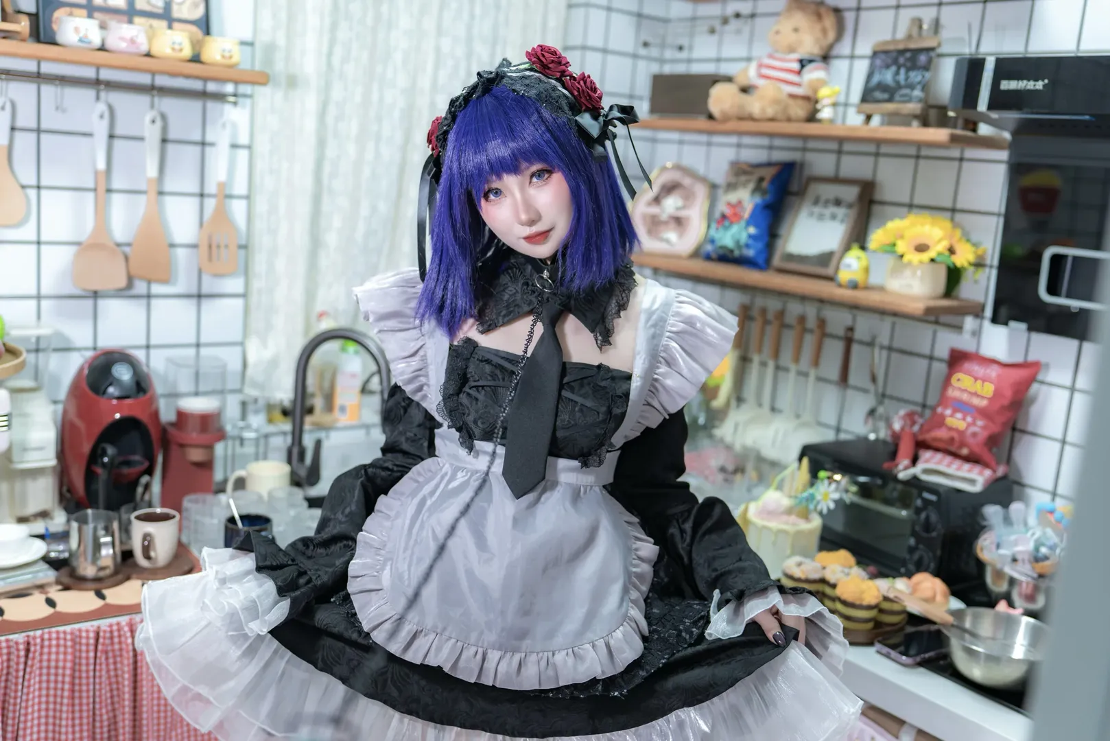 二次元, メイド服, コスプレ撮影, その着せ替え人形は恋をする, 黒江雫コスプレ - 7枚目