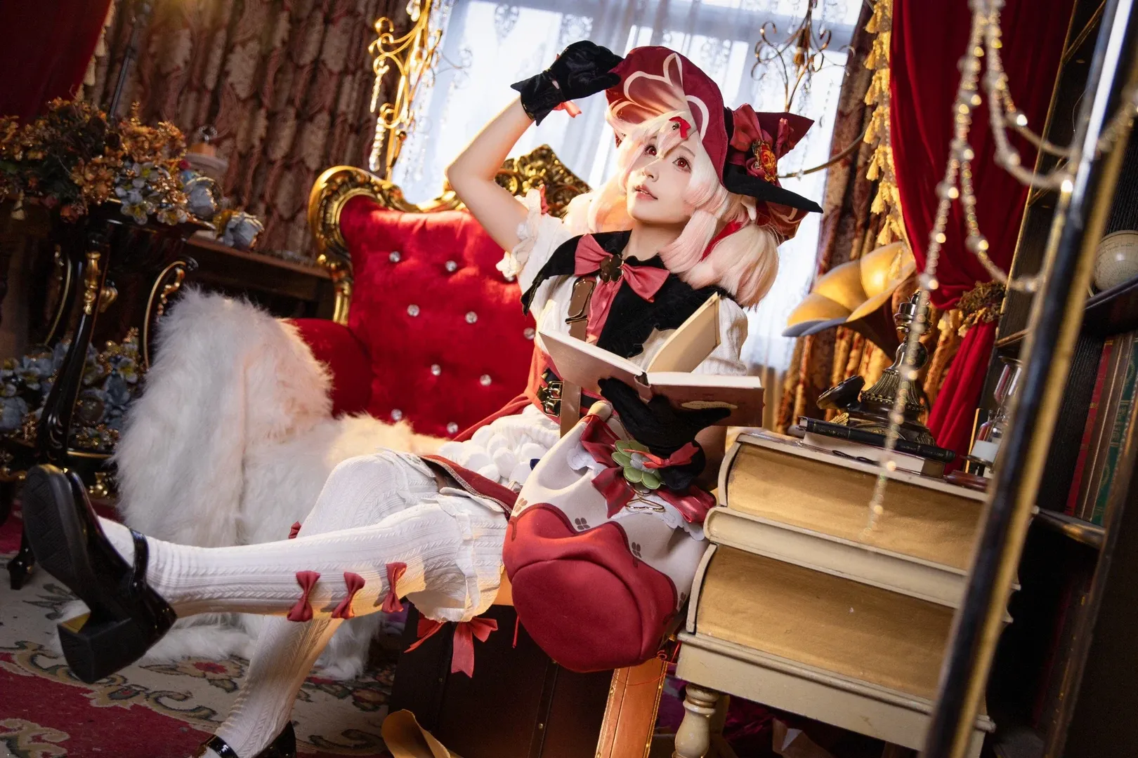 原神, 可莉cos, cosplay摄影, 小魔女, 火花骑士 - 第2张
