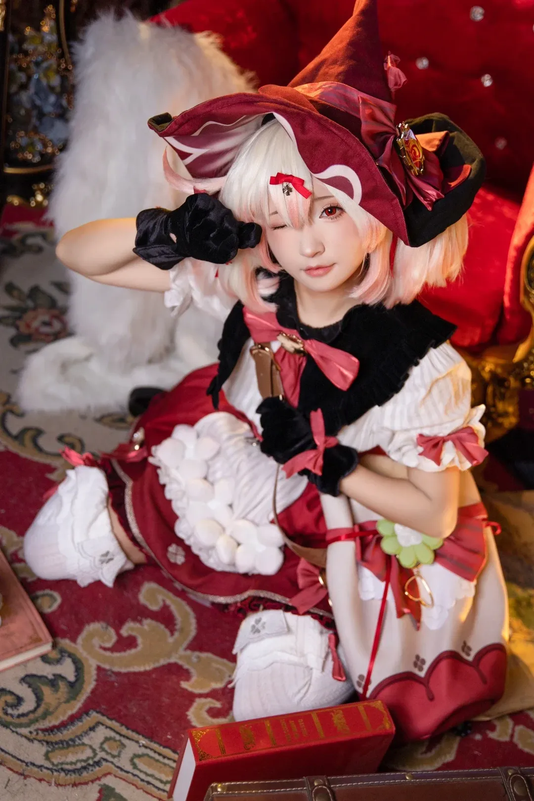 原神, 可莉cos, cosplay摄影, 小魔女, 火花骑士 - 第5张