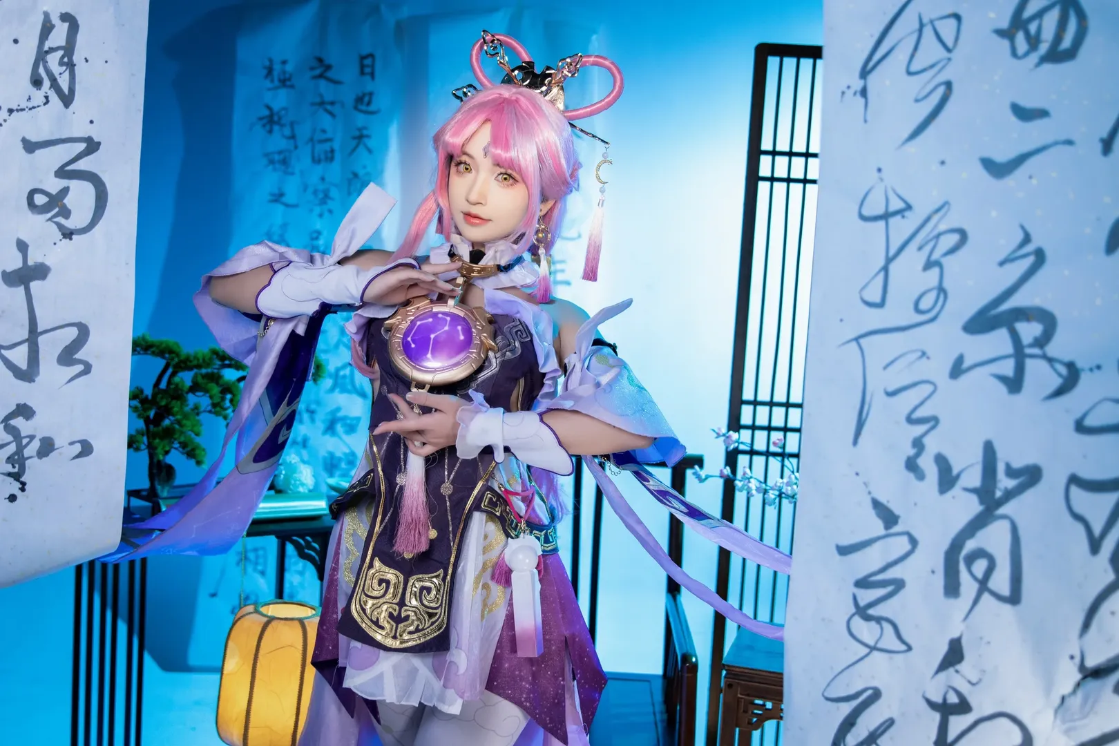 崩壊：スターレイル, 符玄コスプレ, 中華風コスプレ, 仙侠撮影, ピンクウィッグ - 8枚目