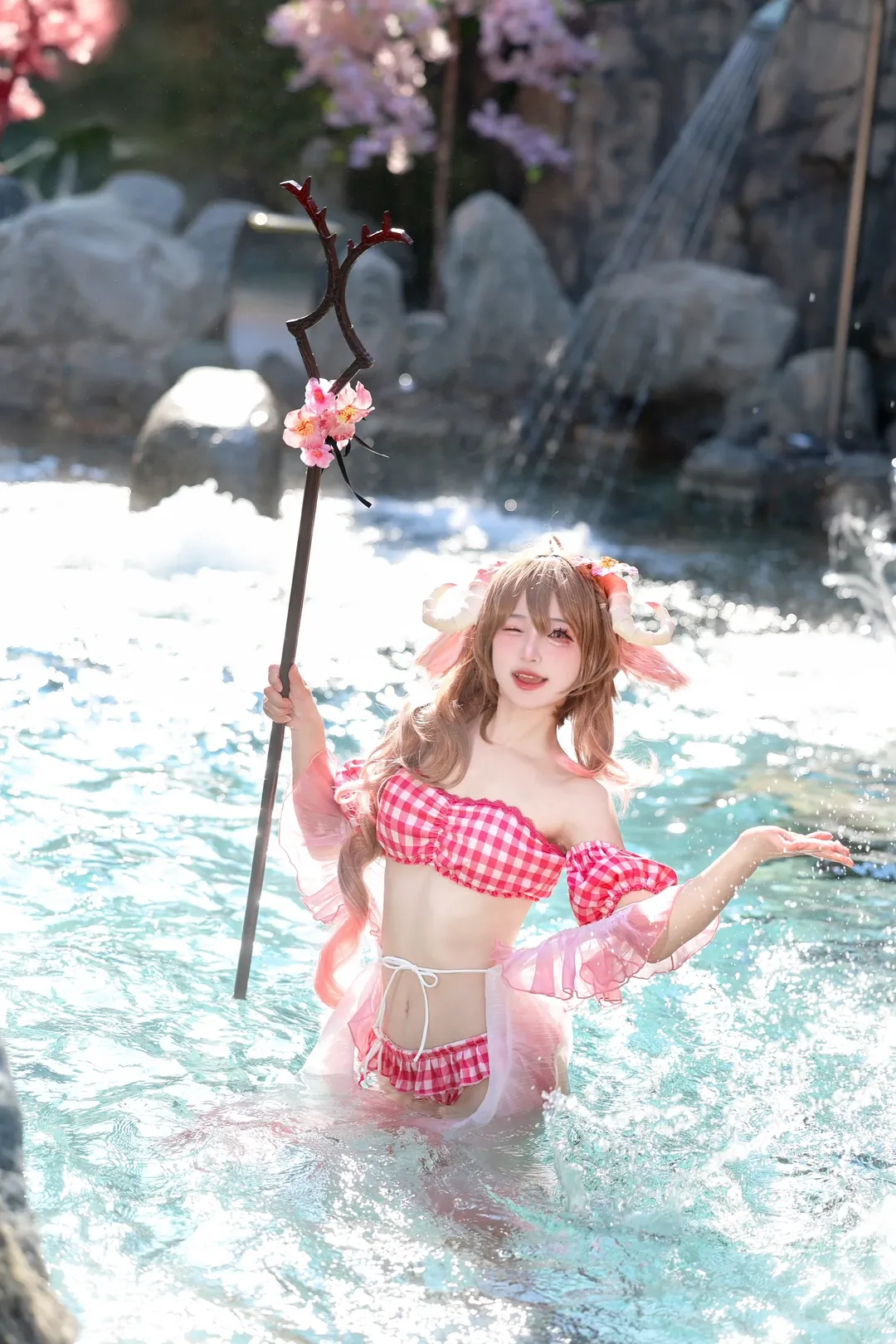 户外摄影, 明日方舟, 艾雅法拉cos, 夏日泳装, cosplay日常 - 第3张