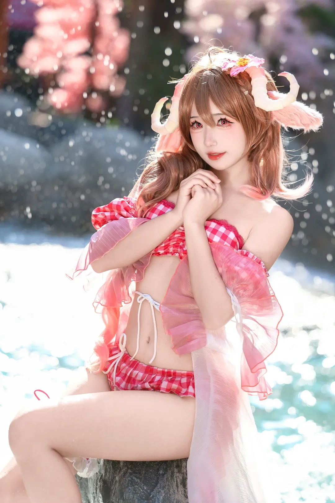 户外摄影, 明日方舟, 艾雅法拉cos, 夏日泳装, cosplay日常 - 第4张