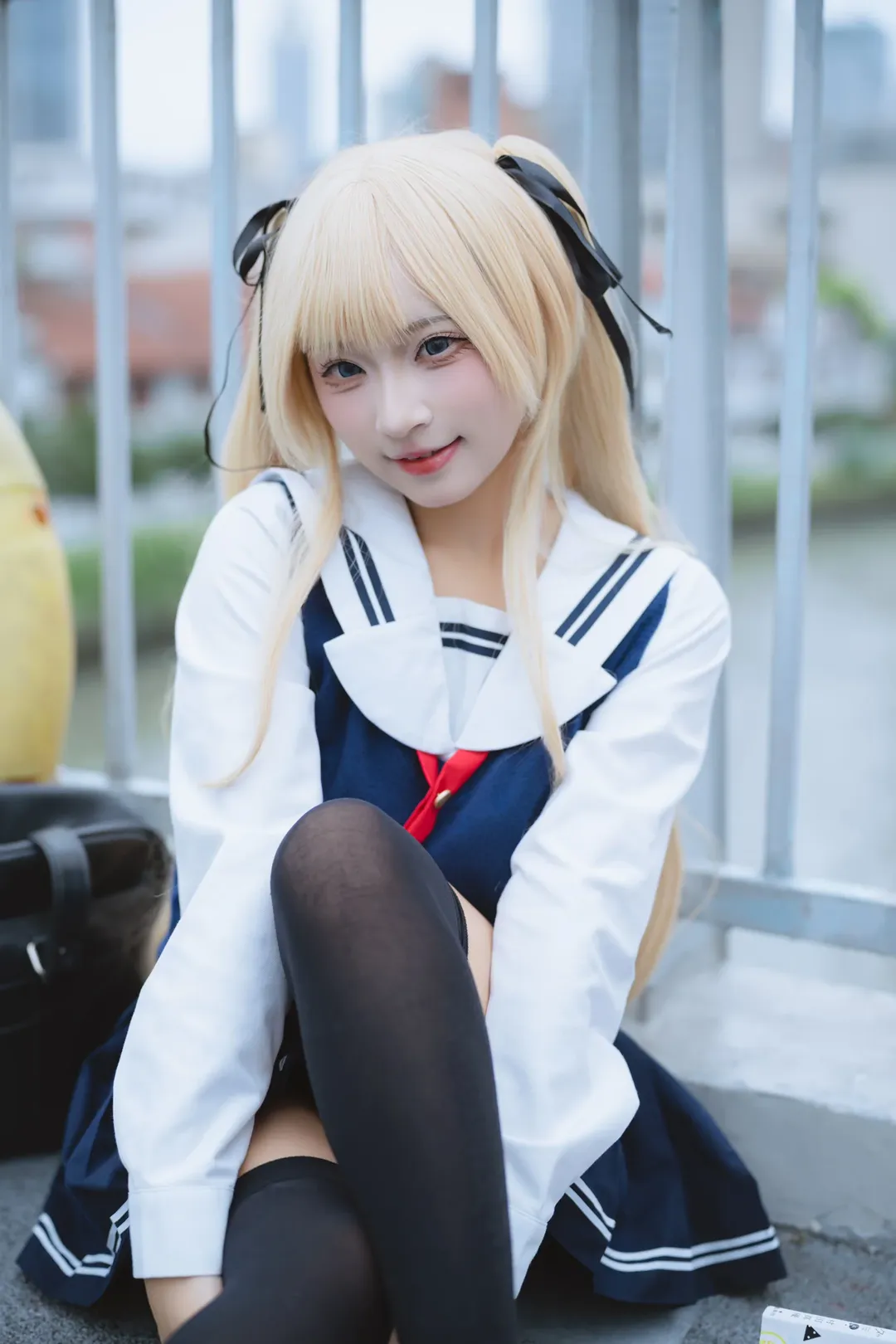 英梨々 コスプレ, コスプレ撮影, 二次元日常, セーラー服コーデ, モブヒロイン