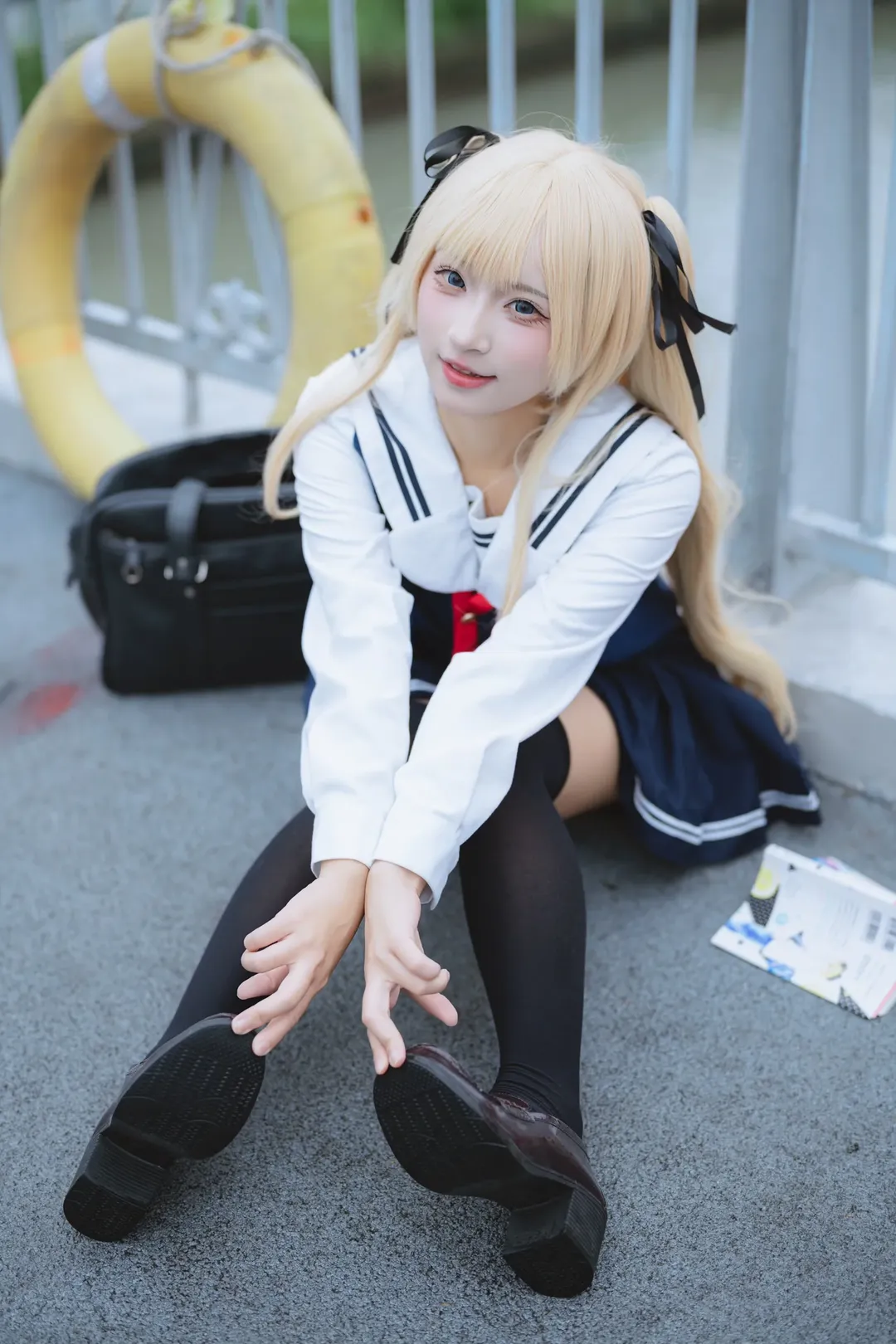 英梨梨cos, 角色扮演摄影, 二次元日常, 水手服穿搭, 路人女主 - 第3张