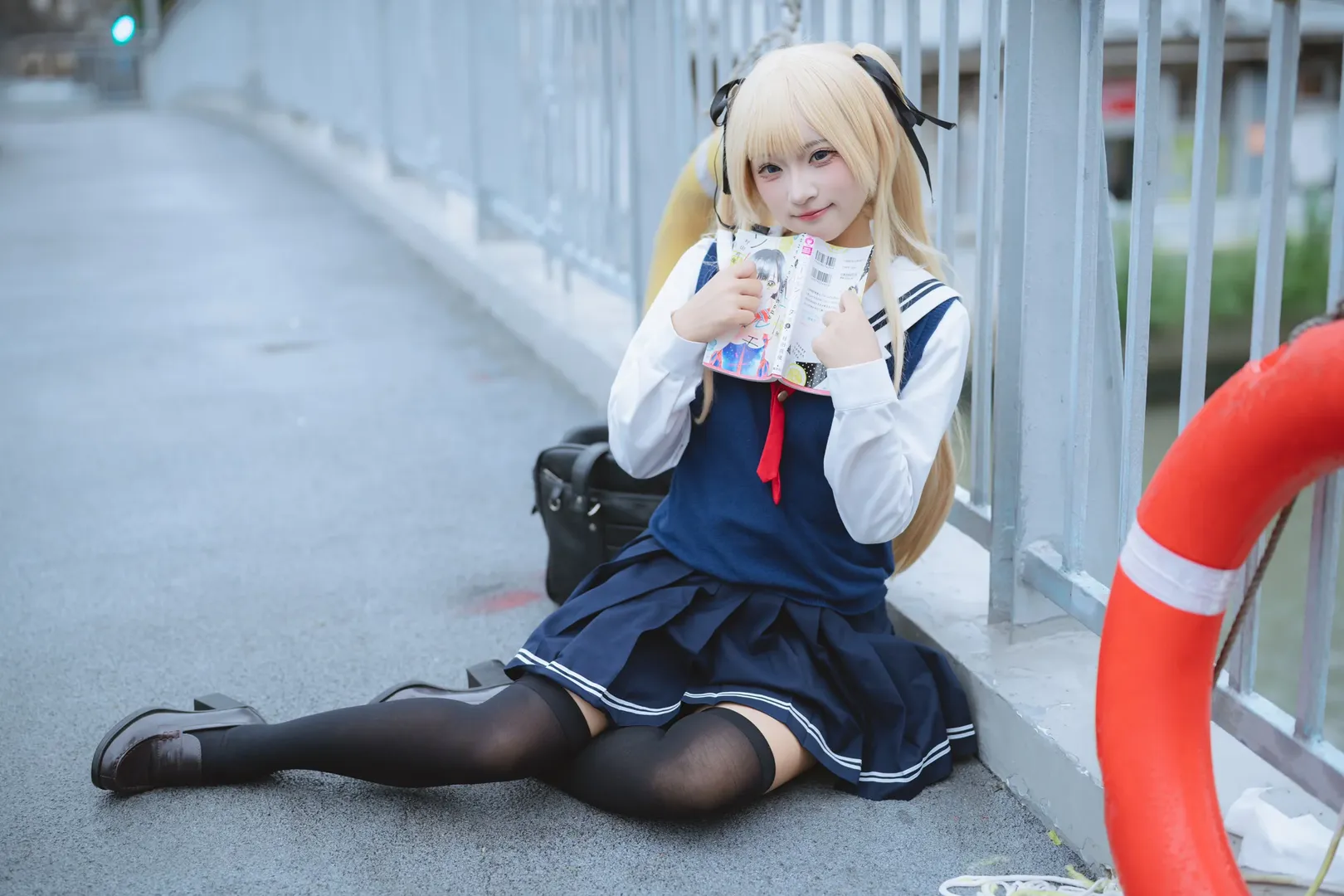 英梨梨cos, 角色扮演摄影, 二次元日常, 水手服穿搭, 路人女主 - 第4张