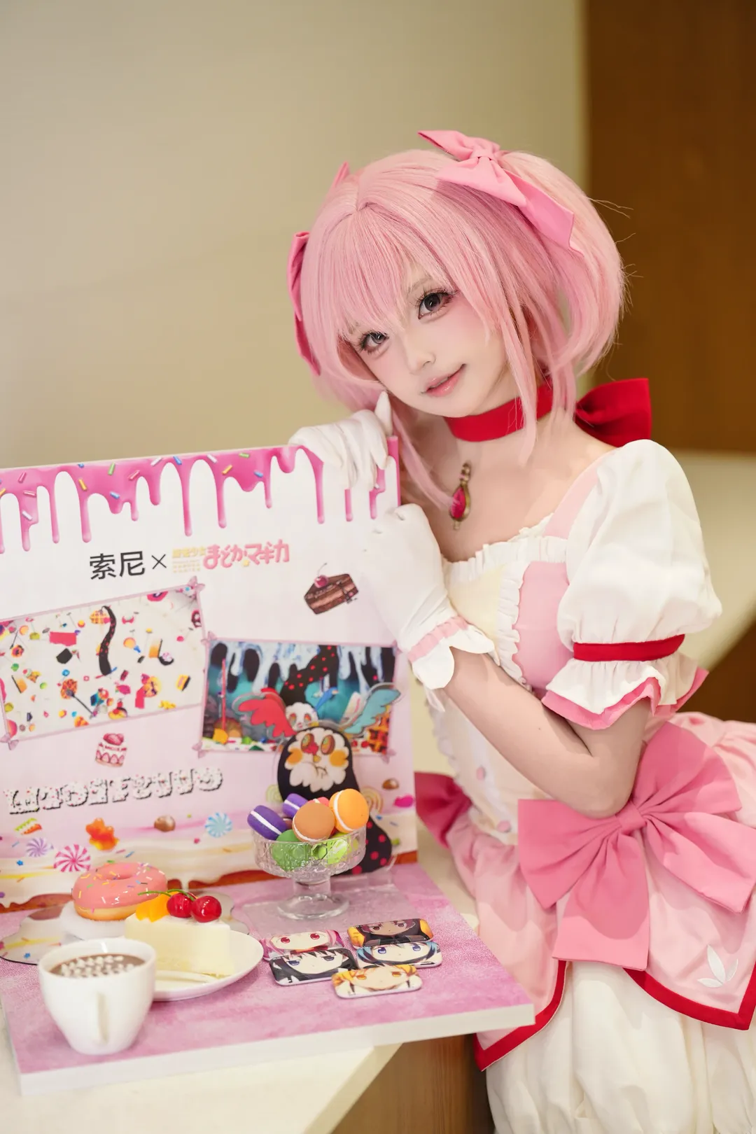 鹿目圆cos, 魔法少女小圆, 索尼联名, cosplay探店, 魔法少女小圆15周年 - 第10张