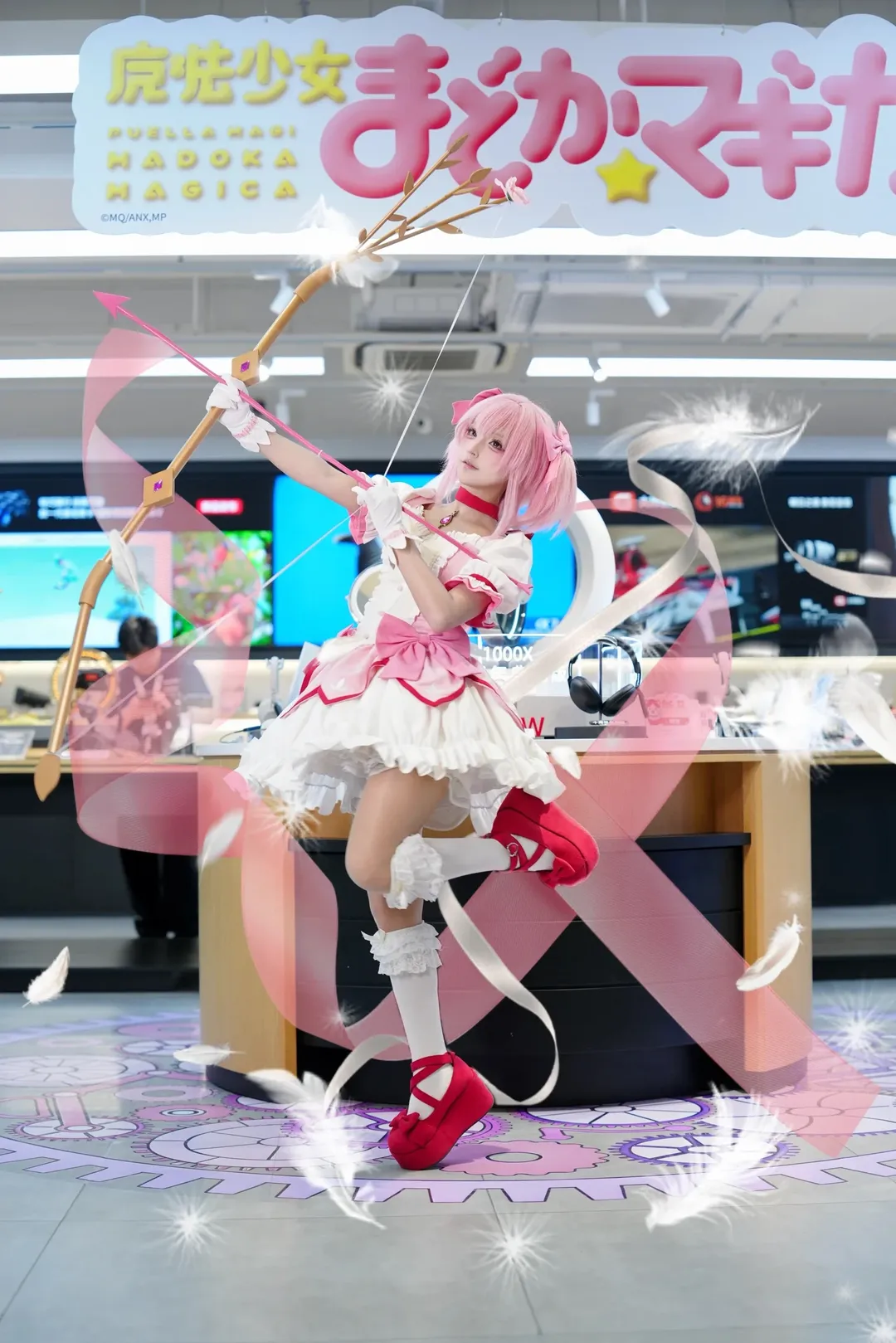鹿目圆cos, 魔法少女小圆, 索尼联名, cosplay探店, 魔法少女小圆15周年 - 第3张