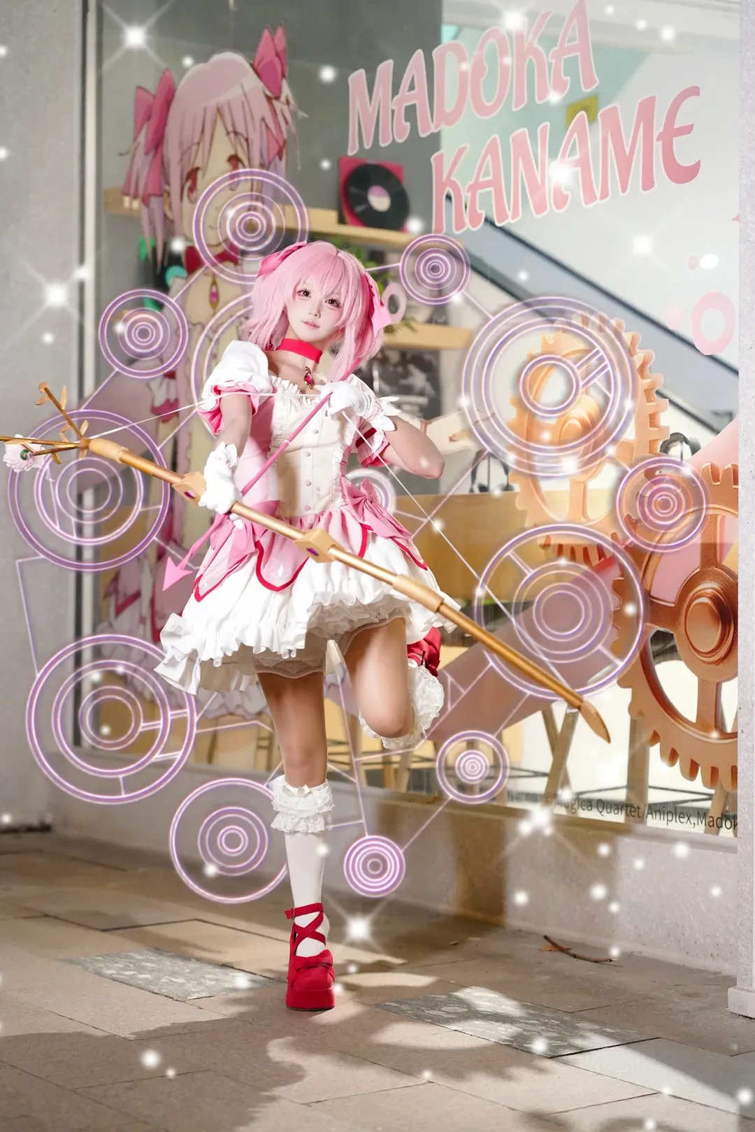 鹿目圆cos, 魔法少女小圆, 索尼联名, cosplay探店, 魔法少女小圆15周年 - 第8张