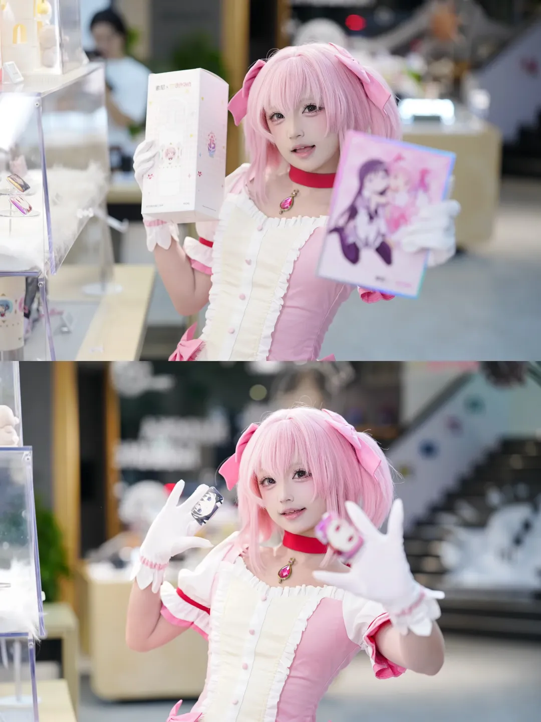 鹿目圆cos, 魔法少女小圆, 索尼联名, cosplay探店, 魔法少女小圆15周年 - 第9张