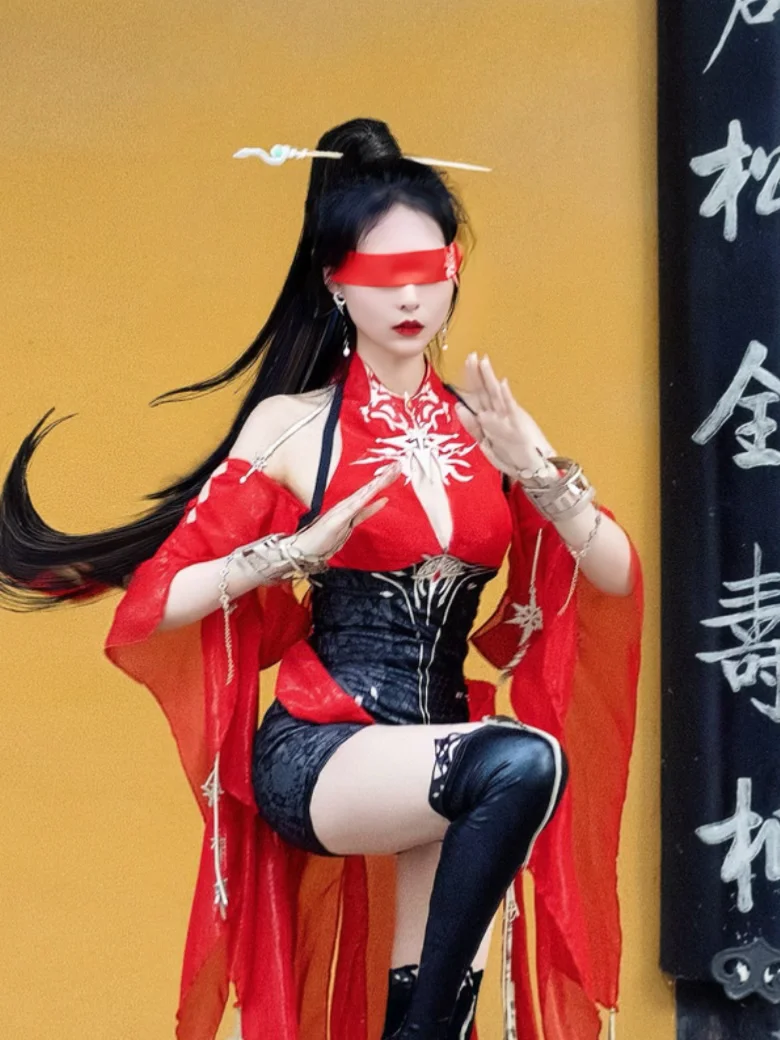 永劫无间, 国风cosplay, 宁红夜cos, 红川仙子, 武侠风摄影