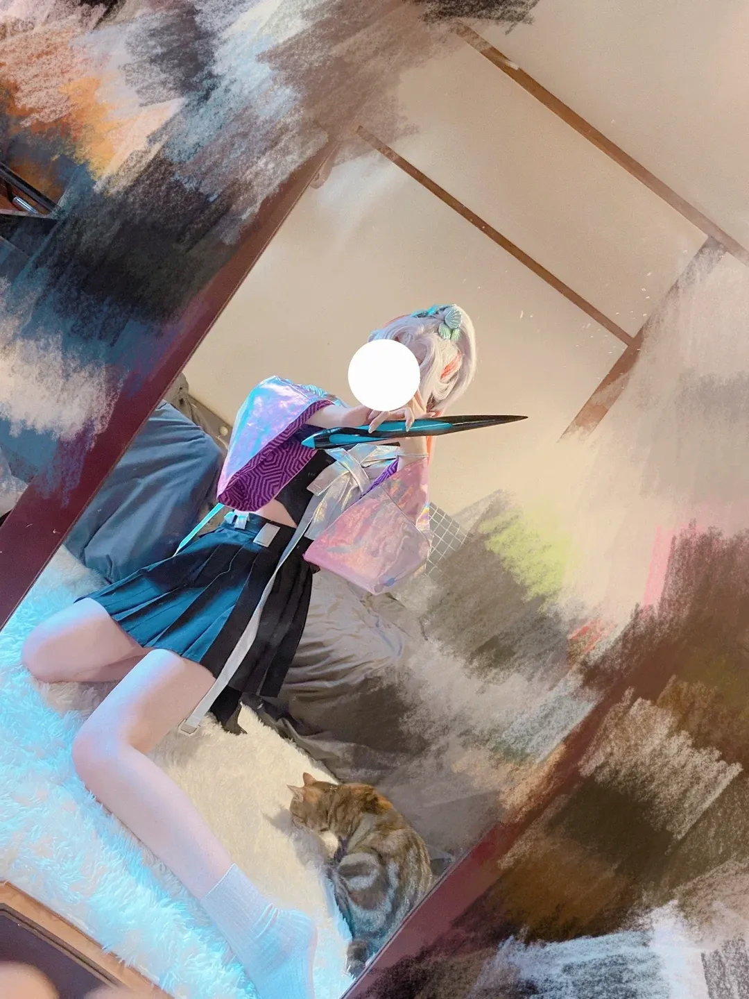王者荣耀, cosplay日常, 白丝穿搭, 上官婉儿cos, 天狼绘梦者 - 第2张