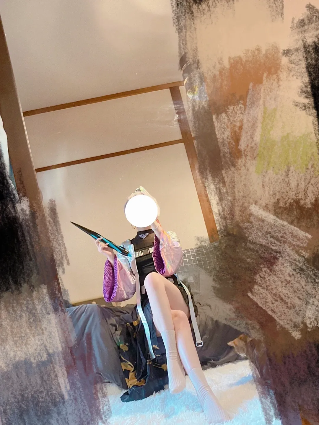 王者荣耀, cosplay日常, 白丝穿搭, 上官婉儿cos, 天狼绘梦者 - 第3张