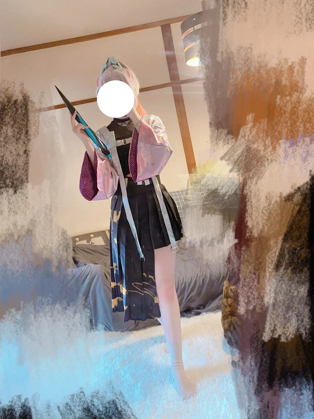 王者荣耀, cosplay日常, 白丝穿搭, 上官婉儿cos, 天狼绘梦者 - 第4张
