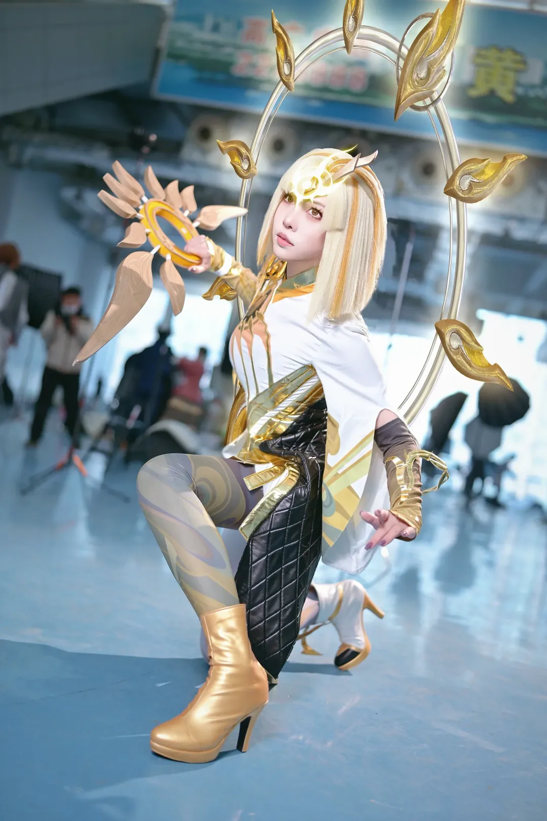 Convention photography, Event photo delivery, Divine Light, Honor of Kings cosplay, Dongfang Jing cosplay