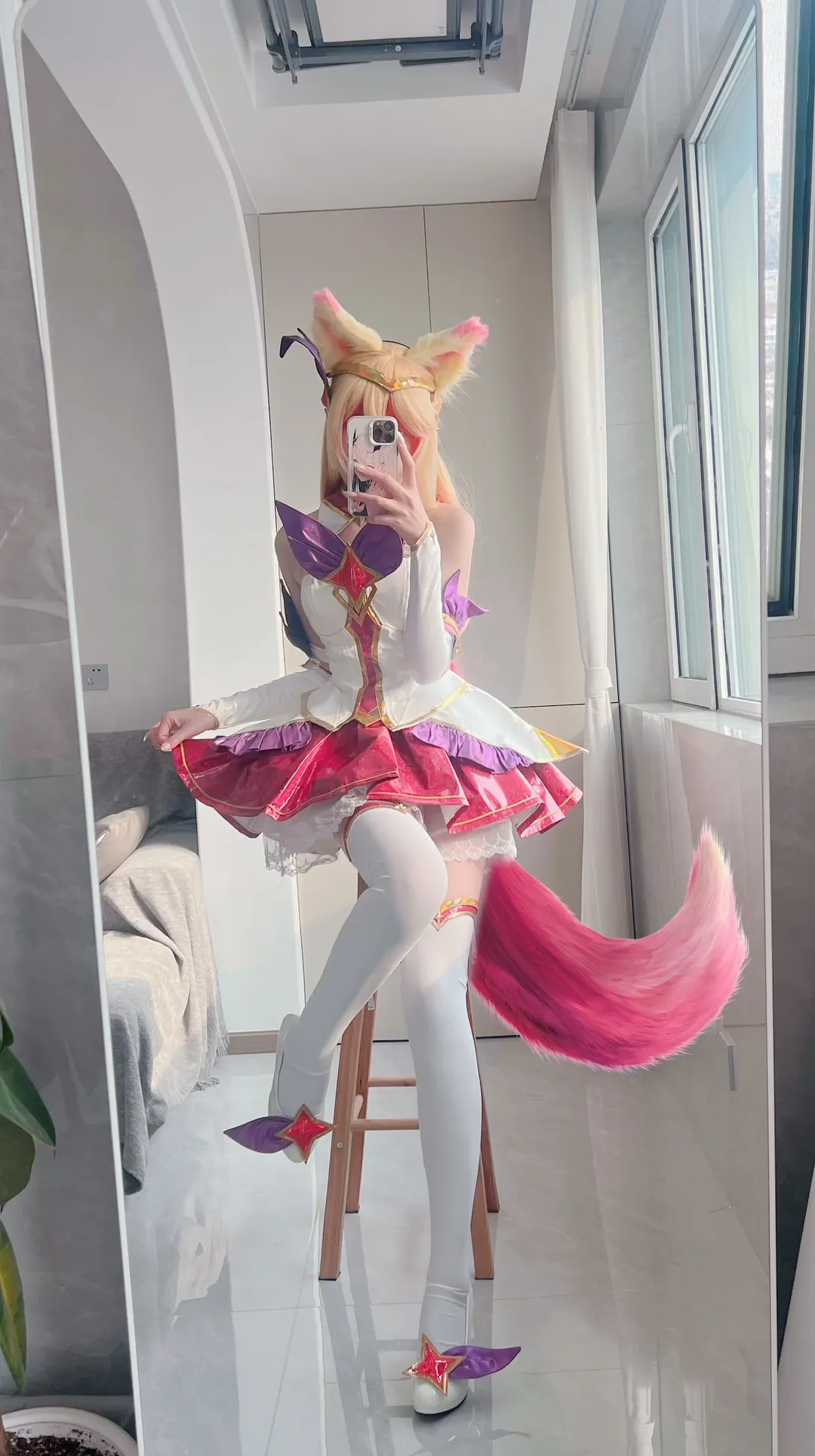 魔法少女, 阿狸cos, 英雄联盟, Coser日常, 星之守护者 - 第1张