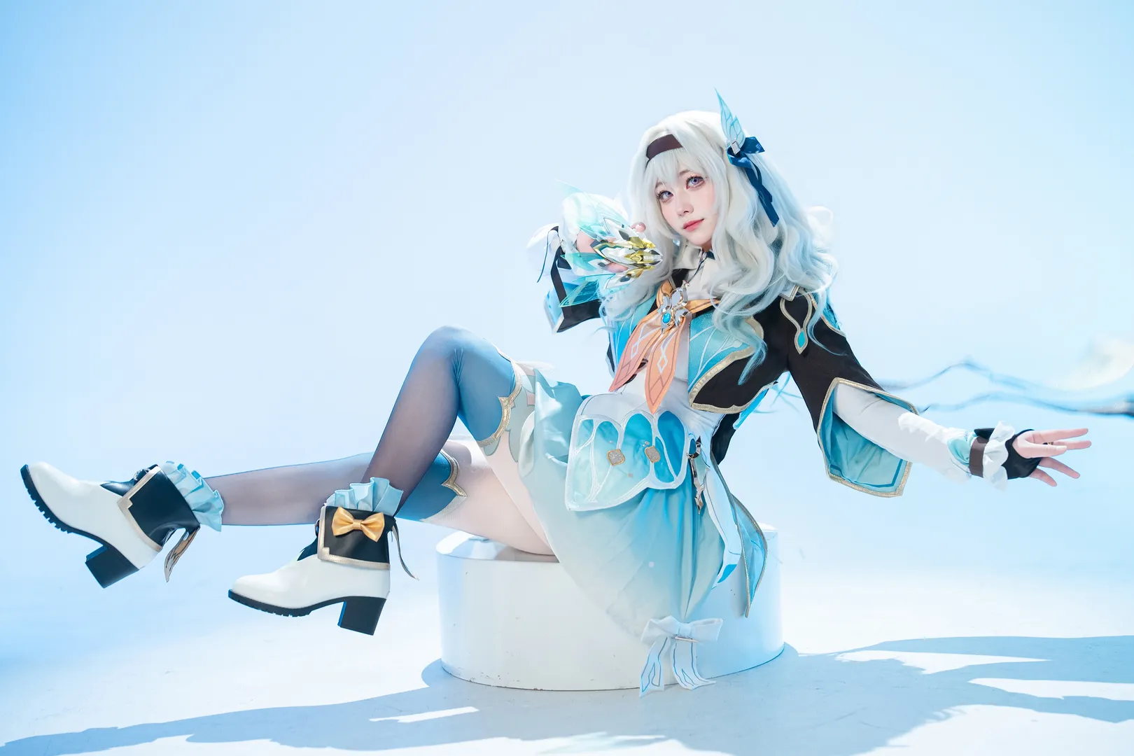 崩壞星穹鐵道, 流螢cos, 二次元cosplay, 角色扮演攝影, 白毛cos