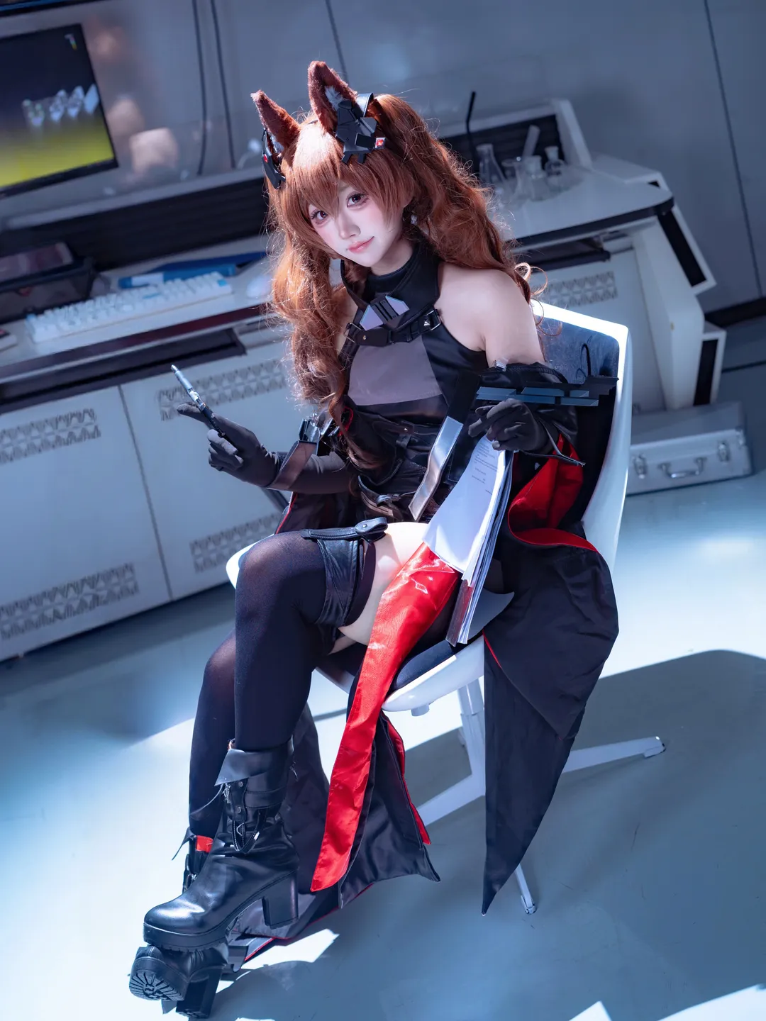 アークナイツ：エンドフィールド, コスプレ撮影, 獣耳娘, ギルベルタコスプレ, タクティカルコーデ