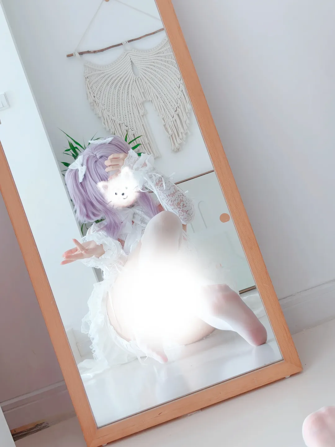 cosplay, 莉贝雷利奥cos, nikke, 水母魅魔, 白色蕾丝