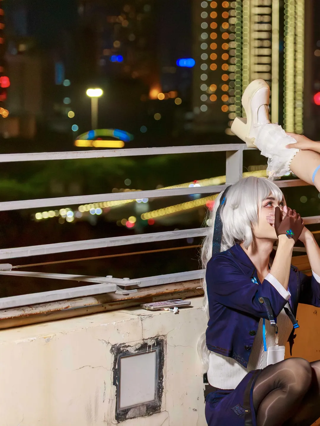 崩壊3rd, コスプレ撮影, 夜景コスプレ, ブロゼレ, ブローニャとゼーレのコスプレ - 1枚目