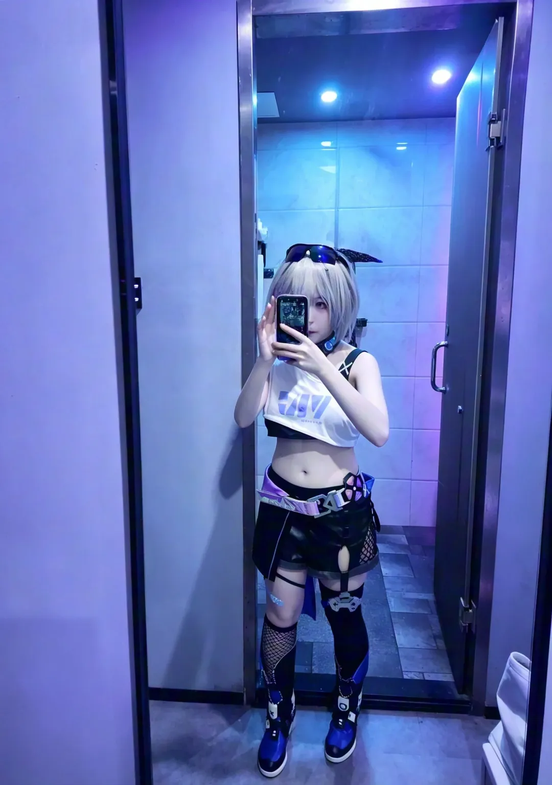 二次元少女, 崩坏星穹铁道, 银狼cos, cosplay分享, 机能风穿搭 - 第1张