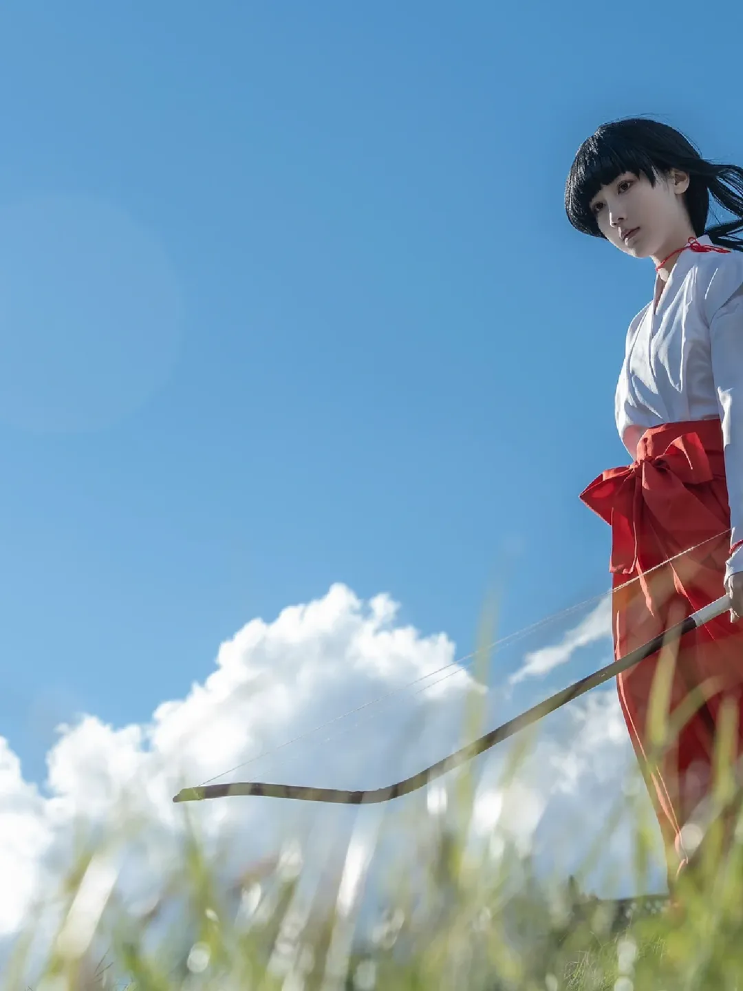 巫女服, 桔梗cos, 犬夜叉, cosplay外景, 大理摄影 - 第1张