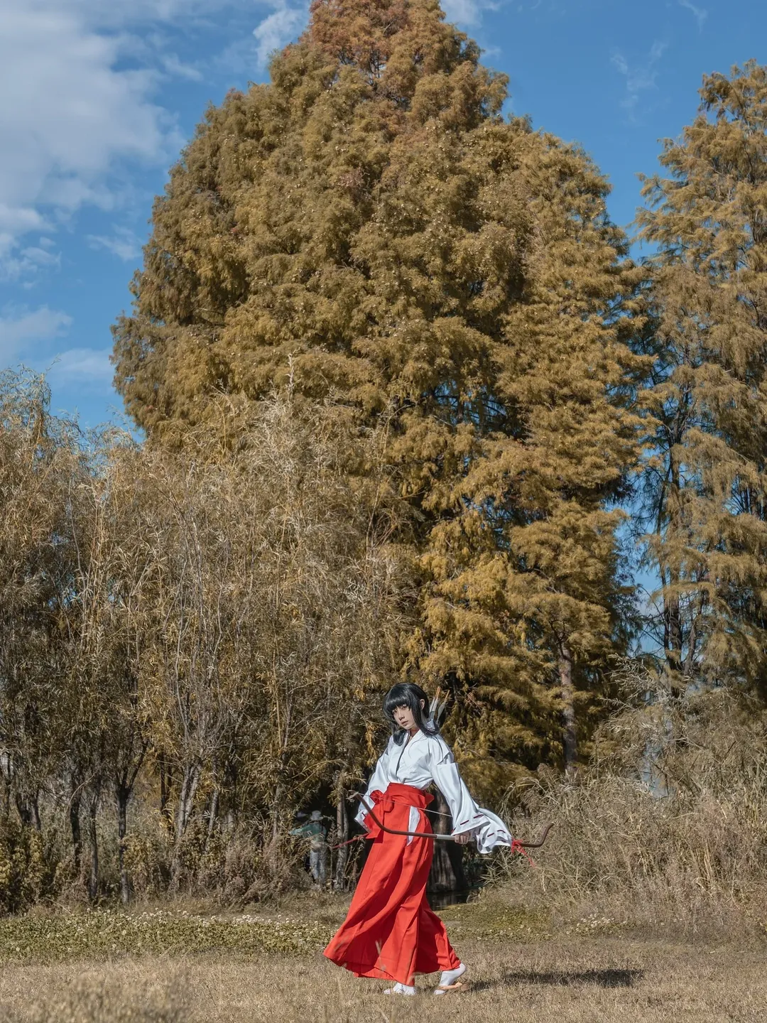 巫女服, 桔梗cos, 犬夜叉, cosplay外景, 大理摄影 - 第10张