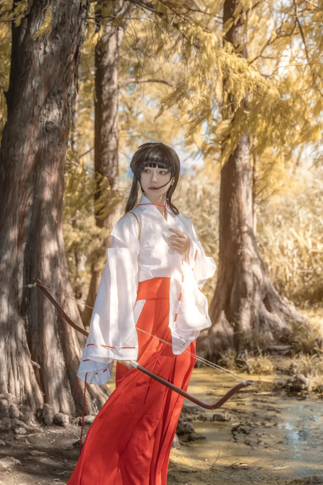 巫女服, 桔梗cos, 犬夜叉, cosplay外景, 大理摄影 - 第7张