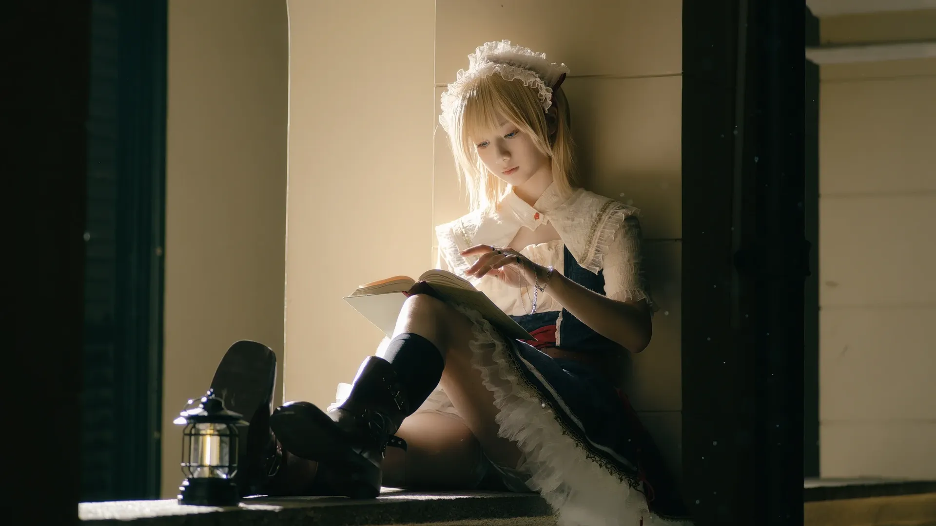 東方Project, cosplay攝影, 二次元出片, 愛麗絲瑪格特羅伊德cos, 夜晚氛圍感
