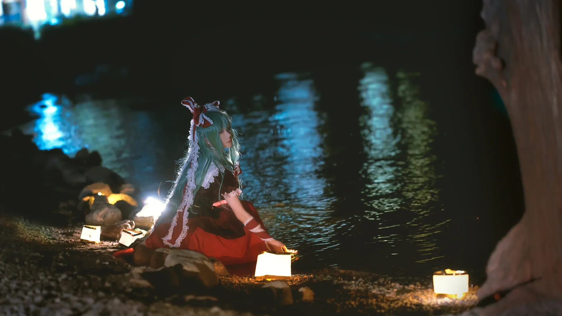东方project, cosplay摄影, 键山雏cos, 大理洱海, 女儿节 - 第12张