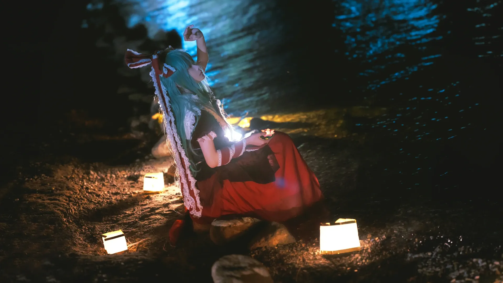 东方project, cosplay摄影, 键山雏cos, 大理洱海, 女儿节 - 第14张