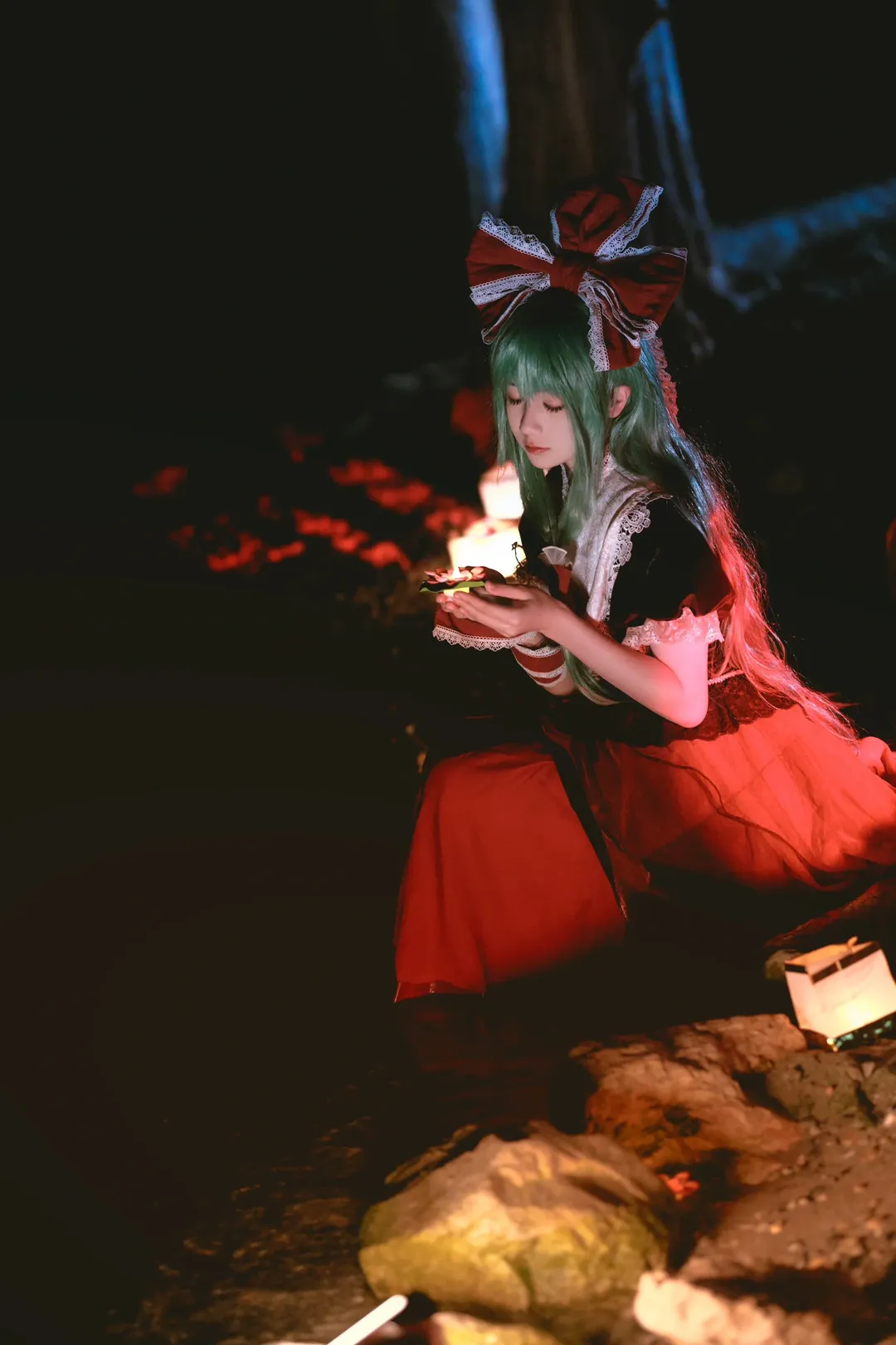东方project, cosplay摄影, 键山雏cos, 大理洱海, 女儿节 - 第6张