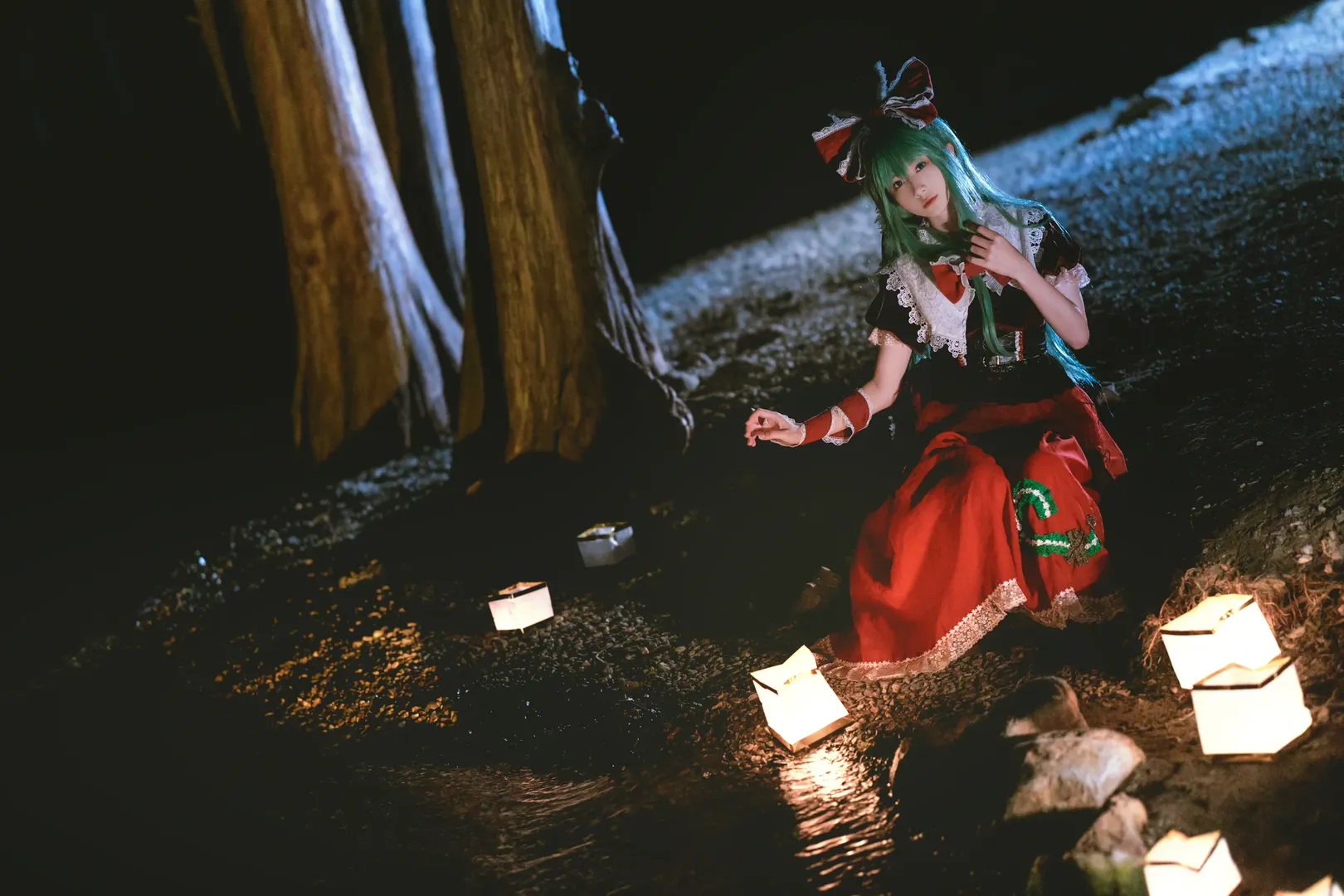东方project, cosplay摄影, 键山雏cos, 大理洱海, 女儿节 - 第7张