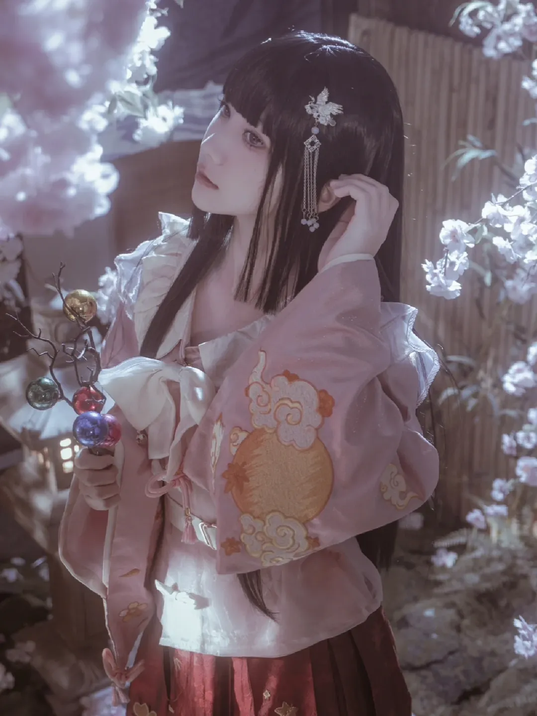 東方Project, 和風撮影, 古風コスプレ, 蓬莱山輝夜コスプレ, 竹取物語