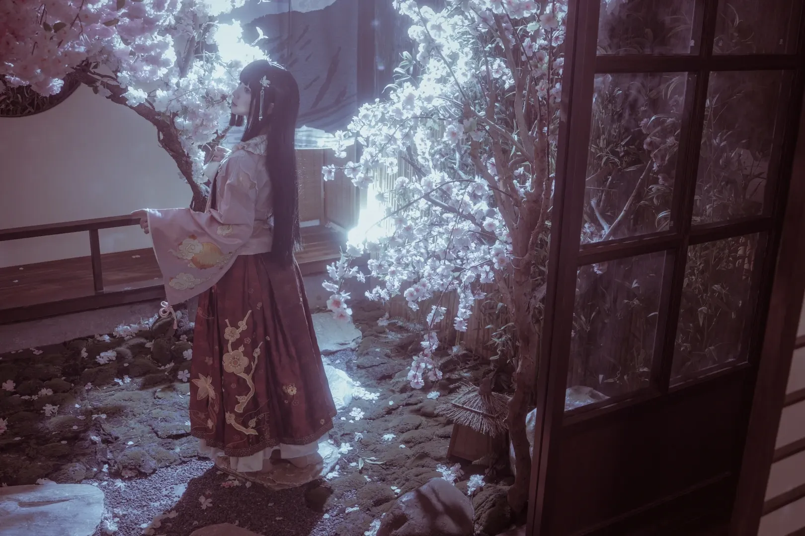 东方Project, 和风摄影, 古风Cosplay, 蓬莱山辉夜cos, 竹取物语 - 第14张