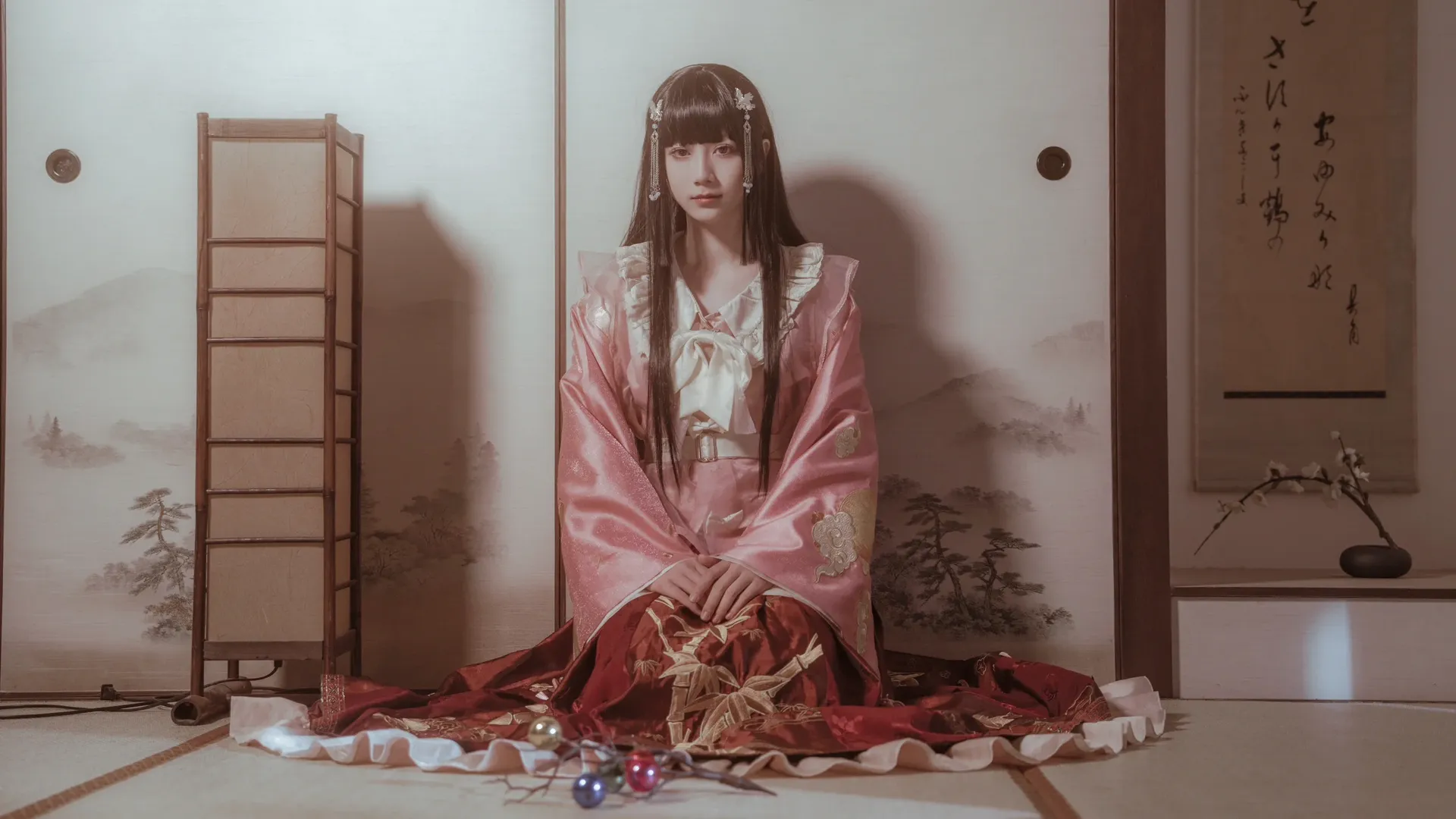 东方Project, 和风摄影, 古风Cosplay, 蓬莱山辉夜cos, 竹取物语 - 第17张