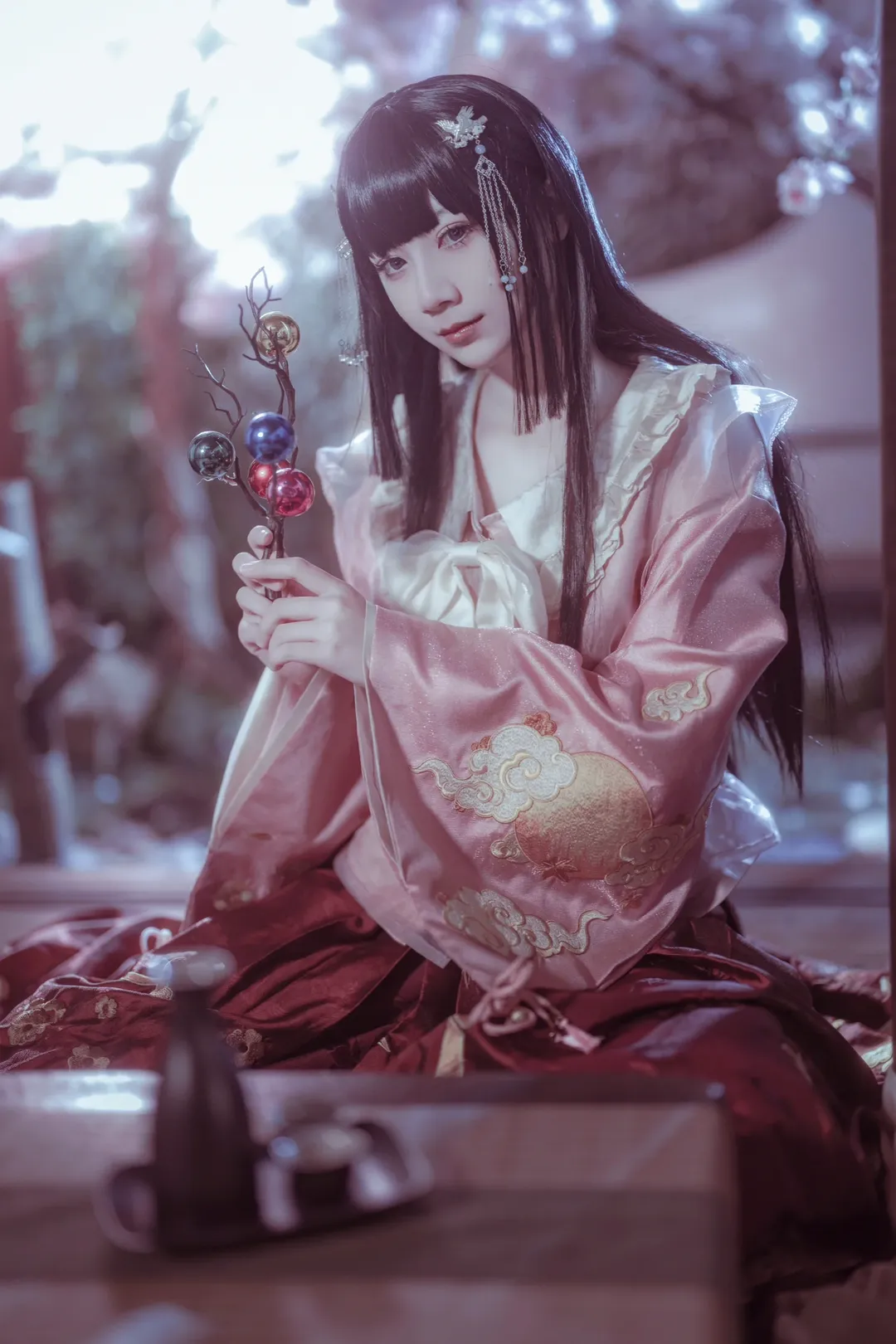 东方Project, 和风摄影, 古风Cosplay, 蓬莱山辉夜cos, 竹取物语 - 第8张