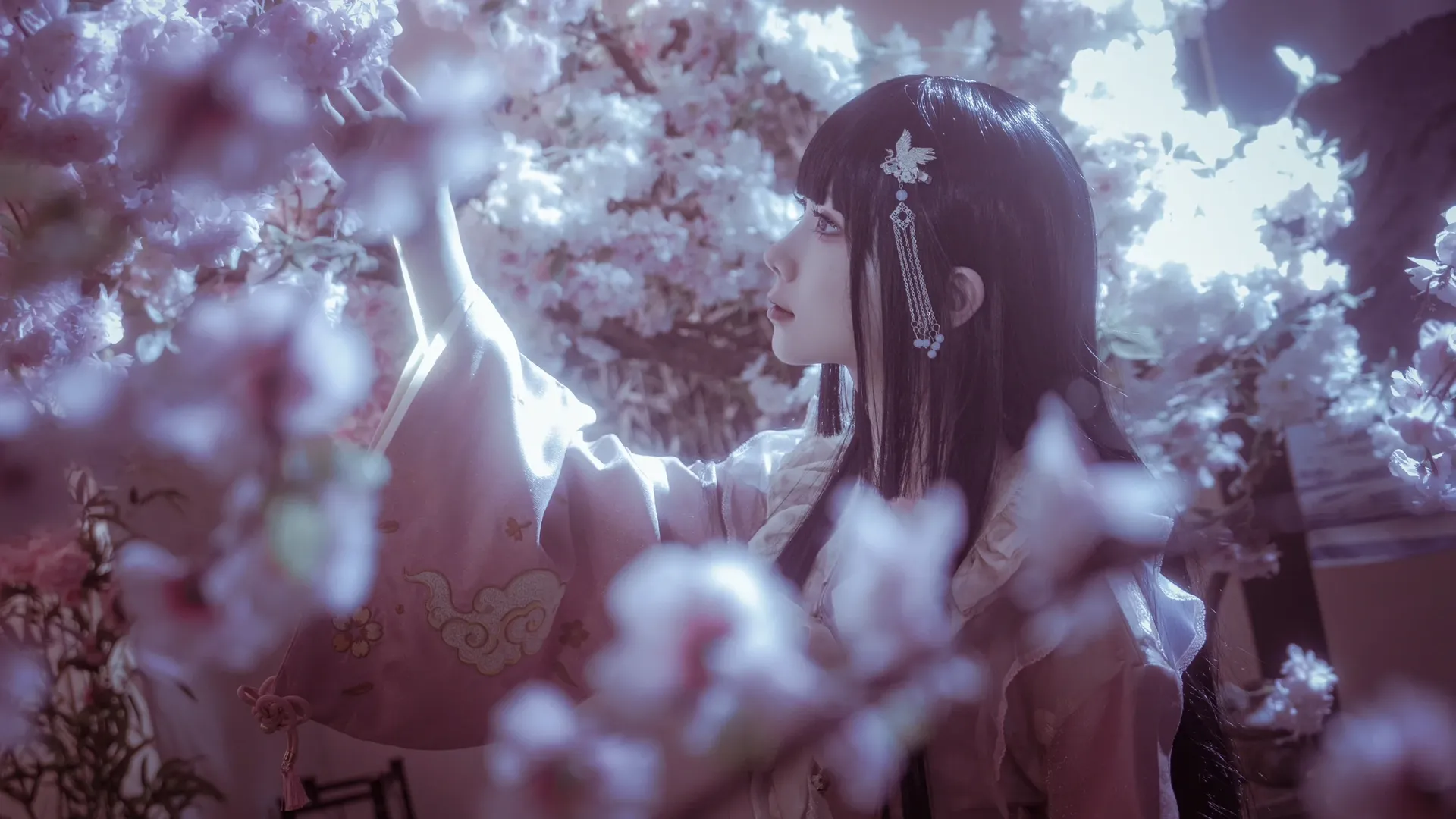 东方Project, 和风摄影, 古风Cosplay, 蓬莱山辉夜cos, 竹取物语 - 第9张