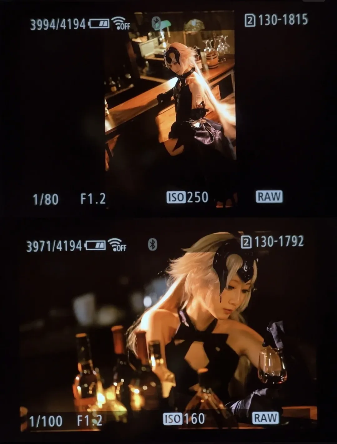 二次元摄影, FGO, 黑贞德cos, 暗黑系穿搭, 酒吧氛围写真 - 第5张