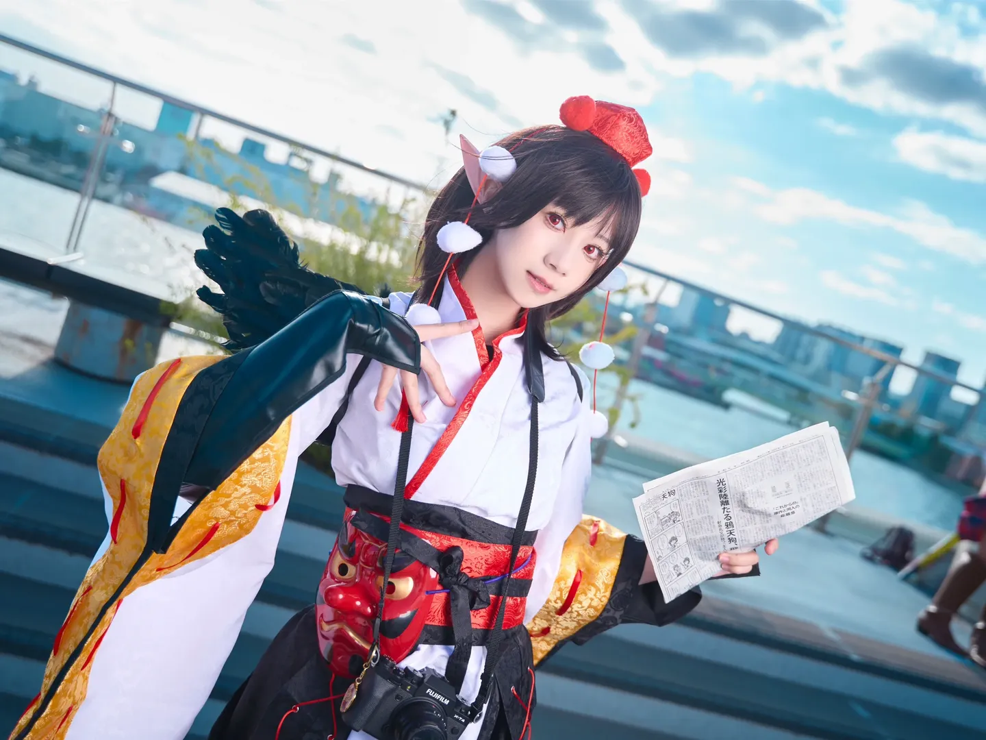 场照, 射命丸文cos, cosplay摄影, 東方project, 例大祭 - 第13张