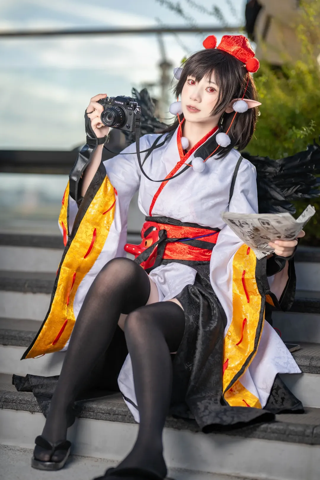 场照, 射命丸文cos, cosplay摄影, 東方project, 例大祭 - 第16张