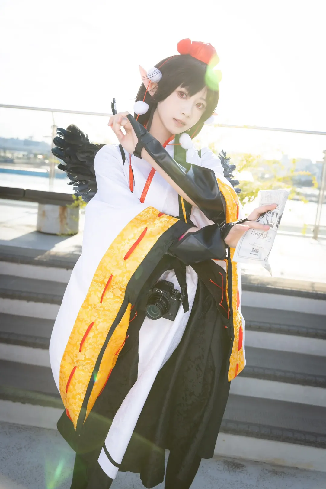 场照, 射命丸文cos, cosplay摄影, 東方project, 例大祭 - 第3张