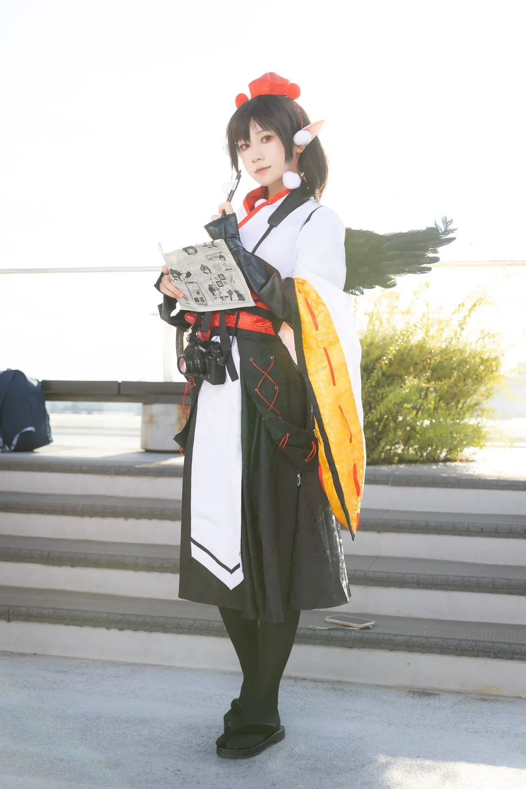 场照, 射命丸文cos, cosplay摄影, 東方project, 例大祭 - 第4张